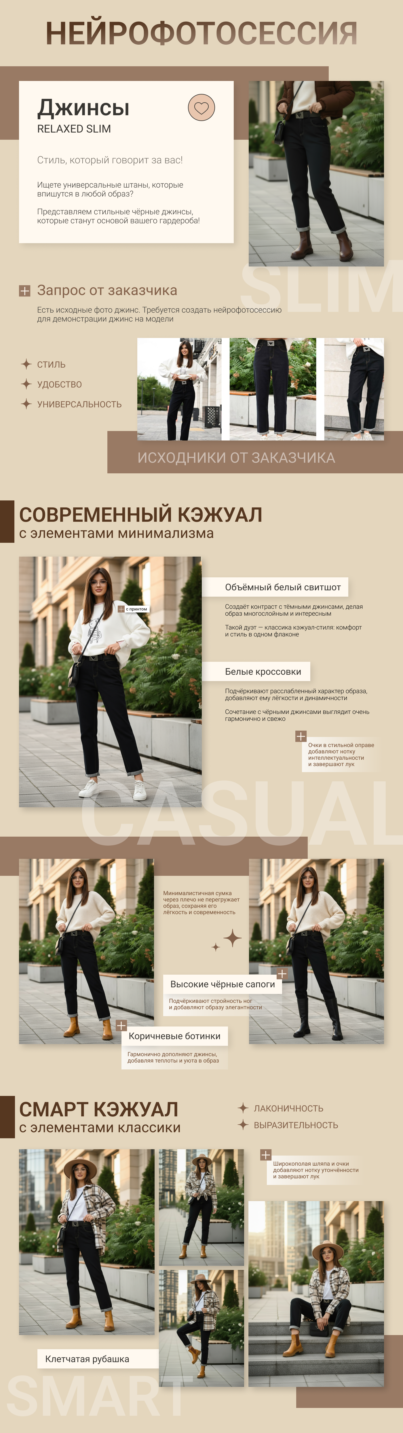 Нейрофотосессия для карточки для маркетплейсов Джинсы — Изображение №1 — Графика, Маркетинг на Dprofile