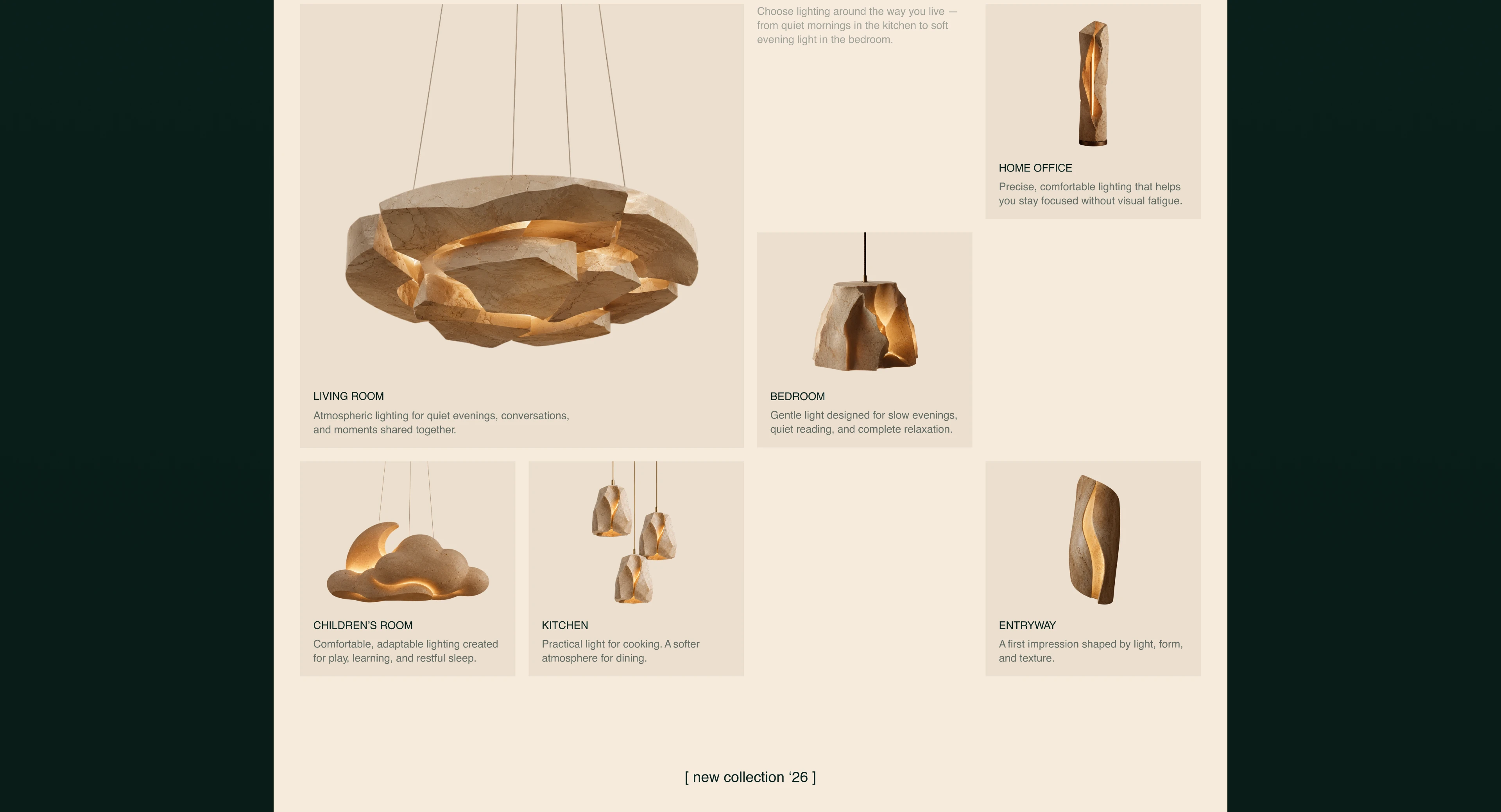 LIGHTWARE — UX/UI Design for a Premium Lighting Website — Изображение №3 — Интерфейсы на Dprofile