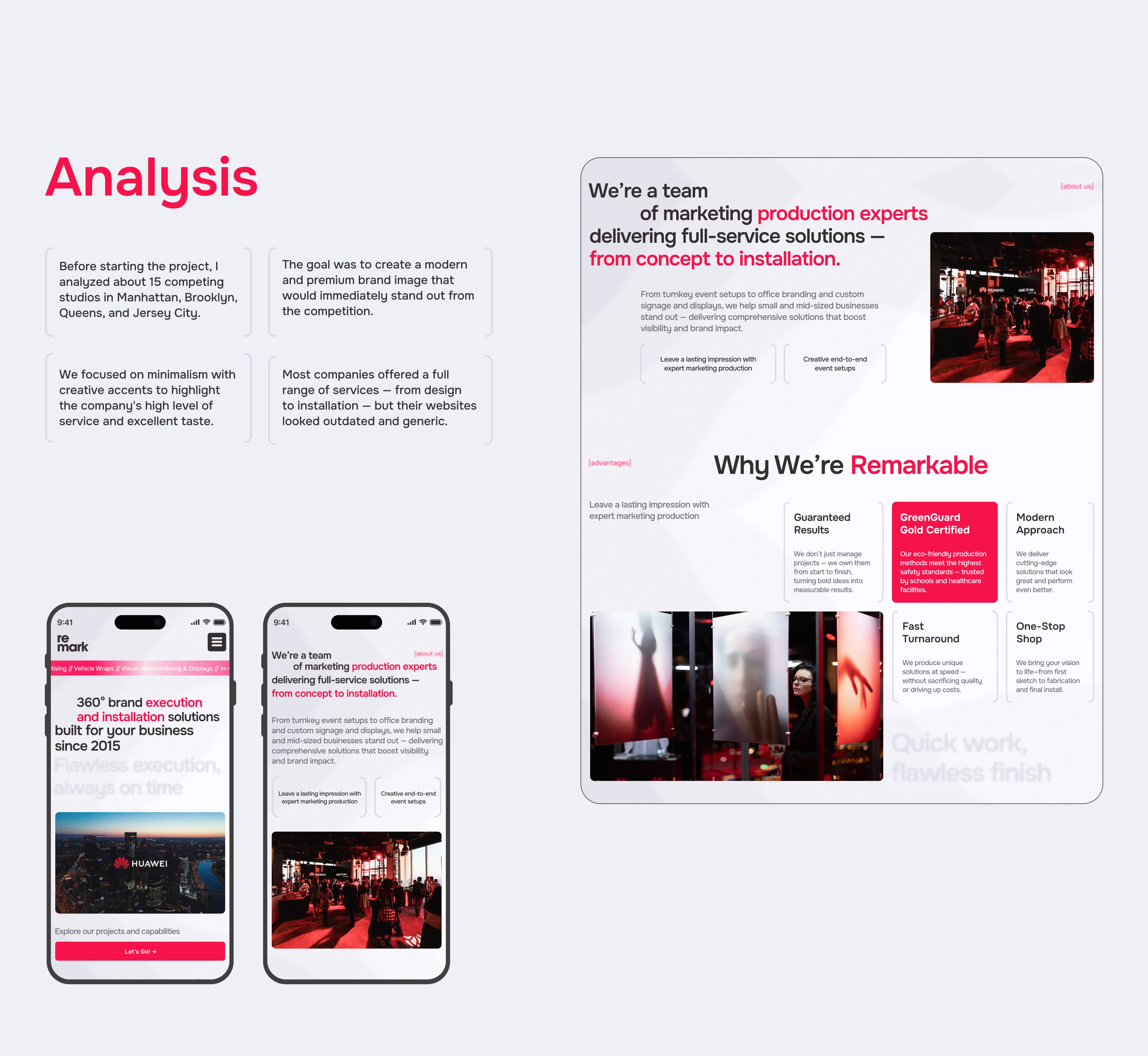 Креативная студия | Рекламное агентство | Remark — Изображение №4 — Интерфейсы, Графика на Dprofile