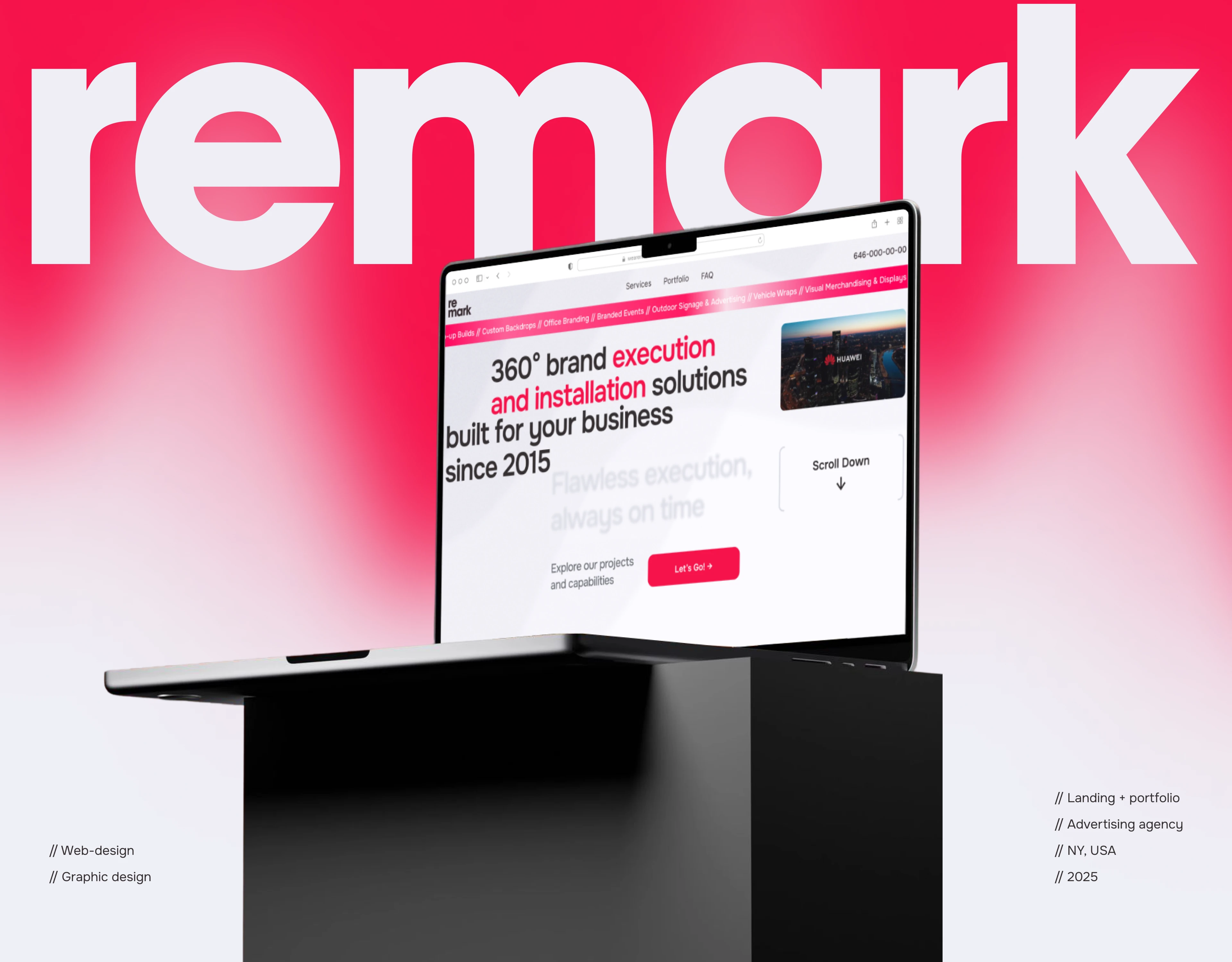 Креативная студия | Рекламное агентство | Remark — Изображение №1 — Интерфейсы, Графика на Dprofile