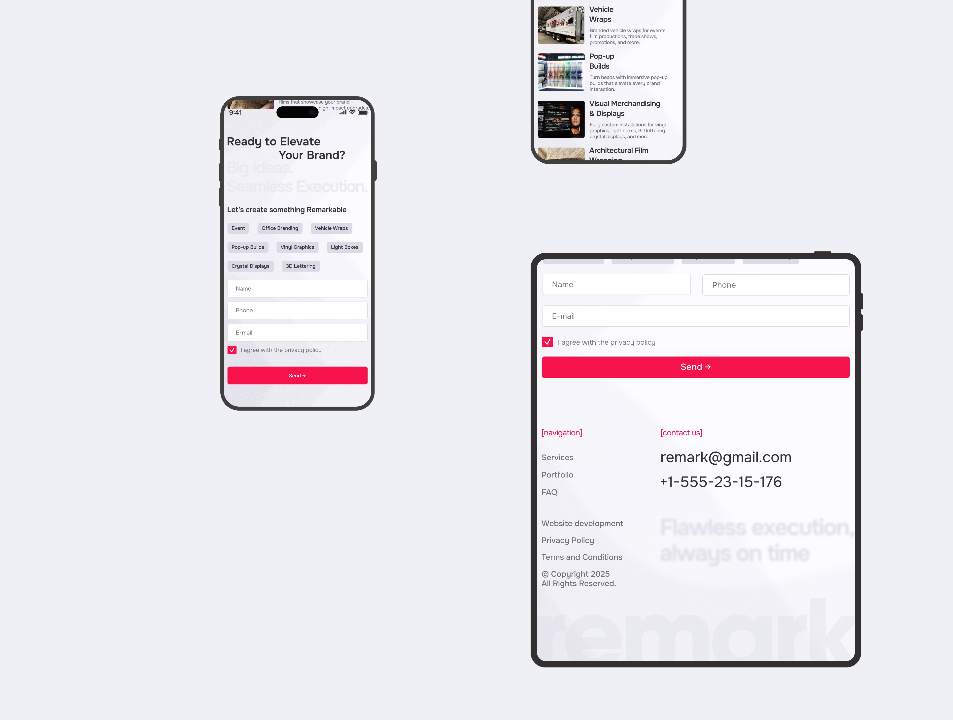Креативная студия | Рекламное агентство | Remark — Изображение №11 — Интерфейсы, Графика на Dprofile