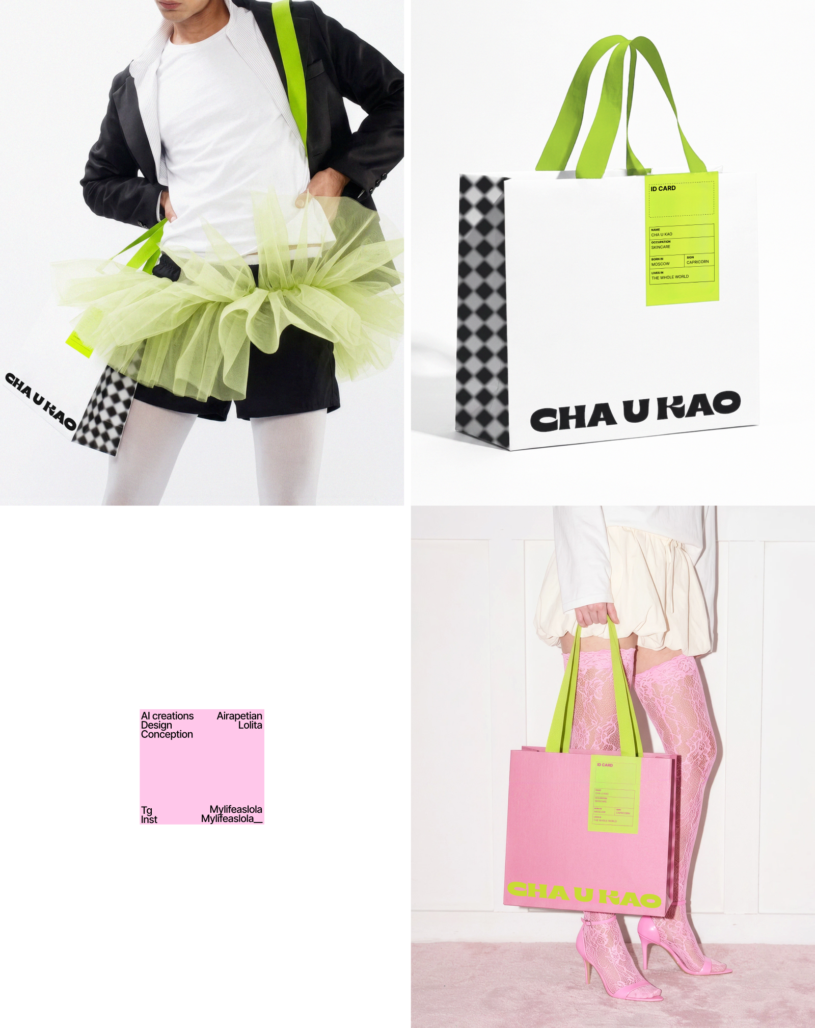 Cha u Kao | Branded bags — Изображение №3 — Брендинг, Нейро на Dprofile