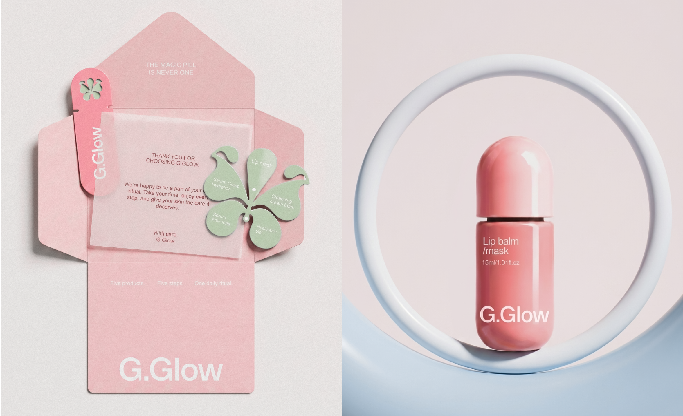 G.GLOW | Skincare Brand Identity & Packaging — Изображение №10 — Брендинг на Dprofile