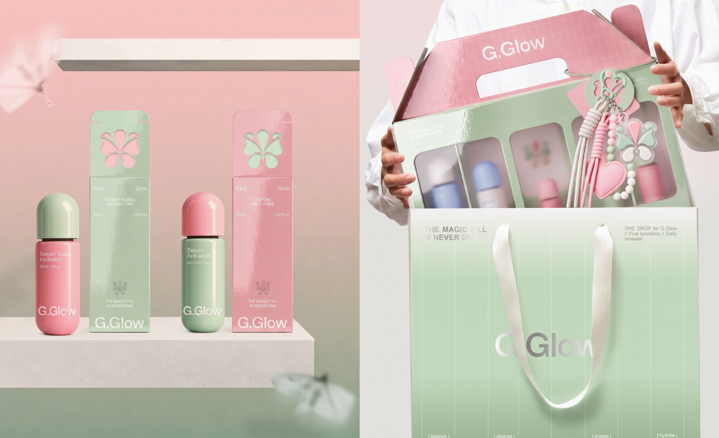 G.GLOW | Skincare Brand Identity & Packaging — Изображение №5 — Брендинг на Dprofile