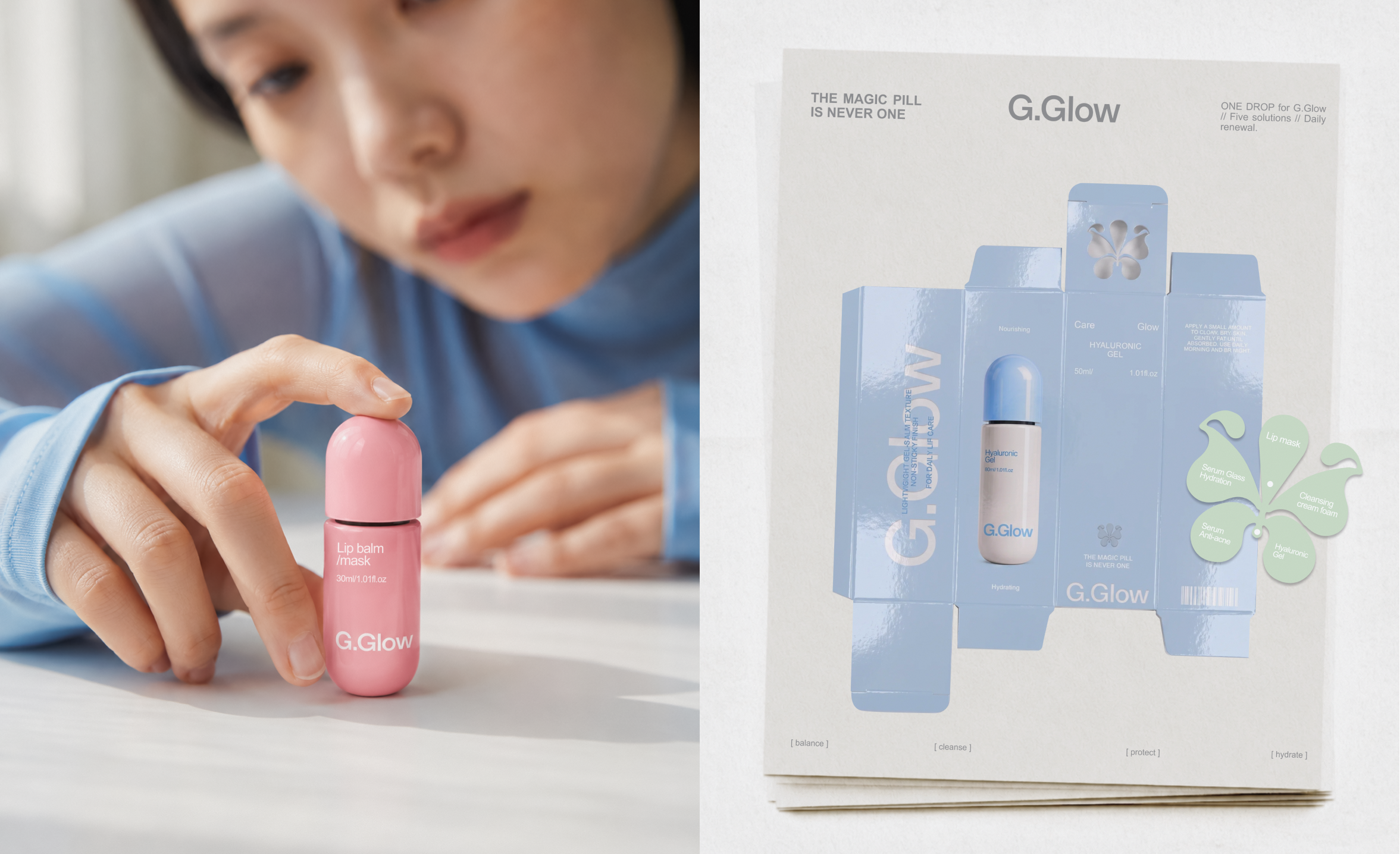 G.GLOW | Skincare Brand Identity & Packaging — Изображение №9 — Брендинг на Dprofile