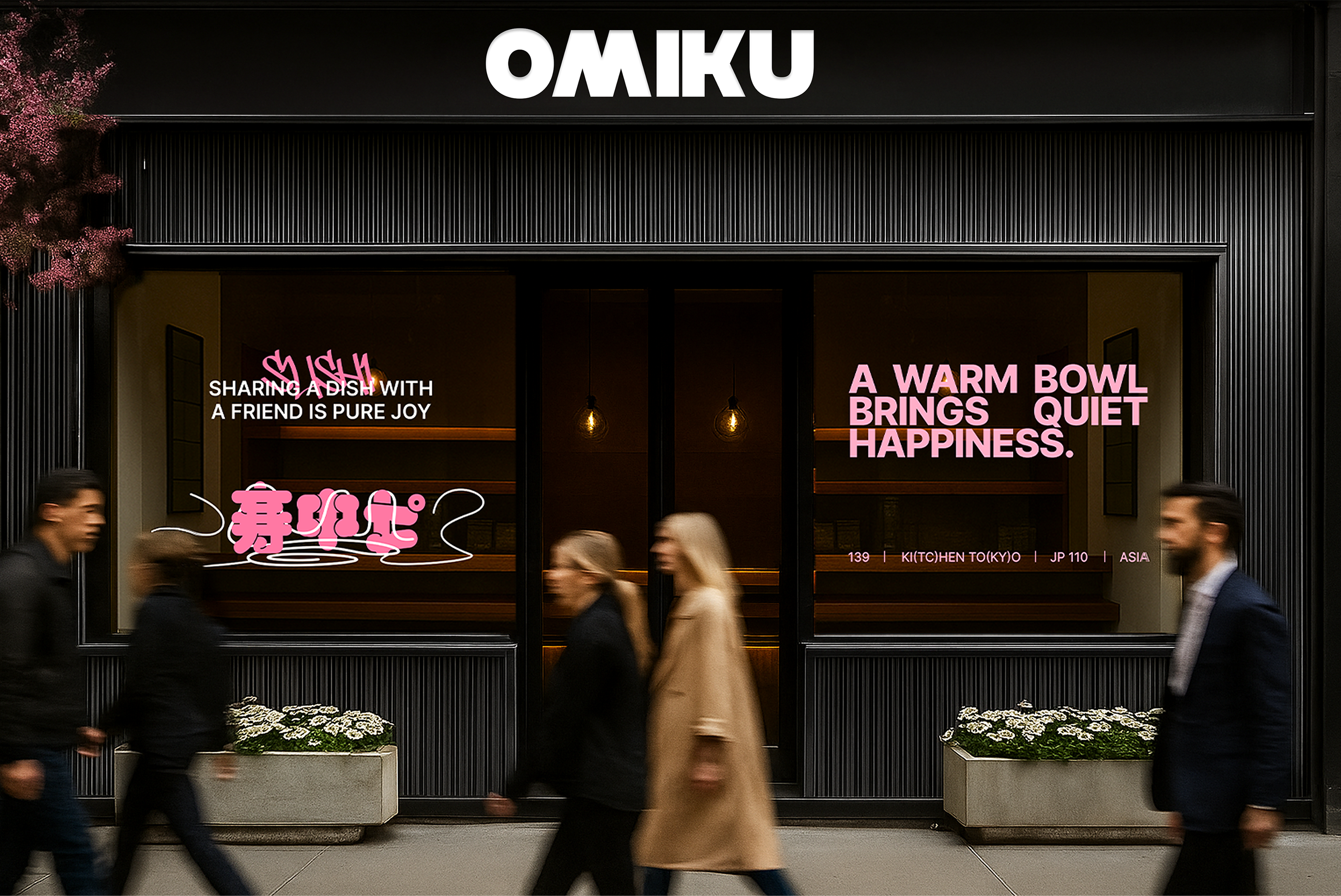 Brand Platform & Identity for Omiku (delivery sushi) — Изображение №6 — Брендинг, Графика на Dprofile