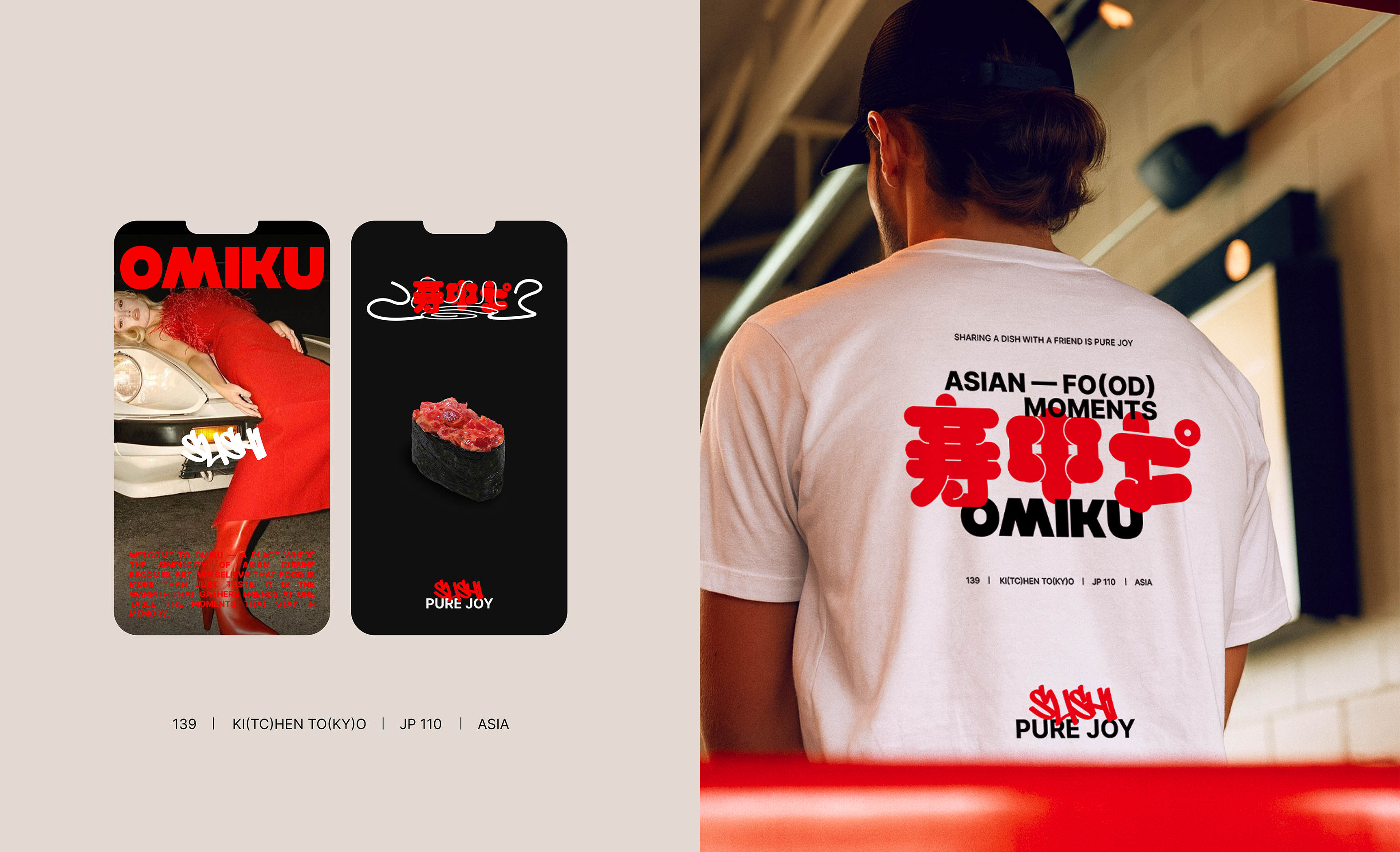 Brand Platform & Identity for Omiku (delivery sushi) — Изображение №11 — Брендинг, Графика на Dprofile