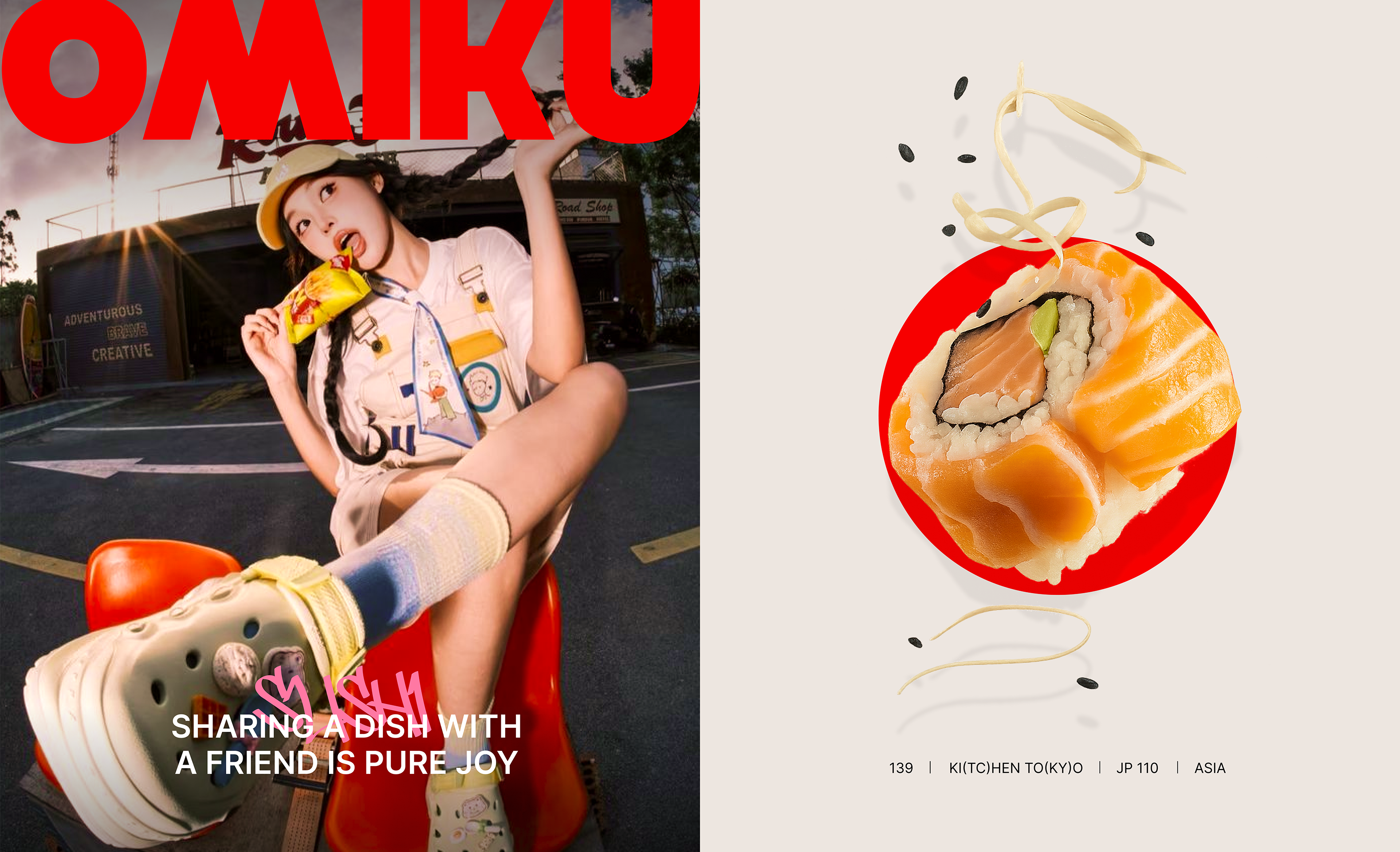 Brand Platform & Identity for Omiku (delivery sushi) — Изображение №3 — Брендинг, Графика на Dprofile