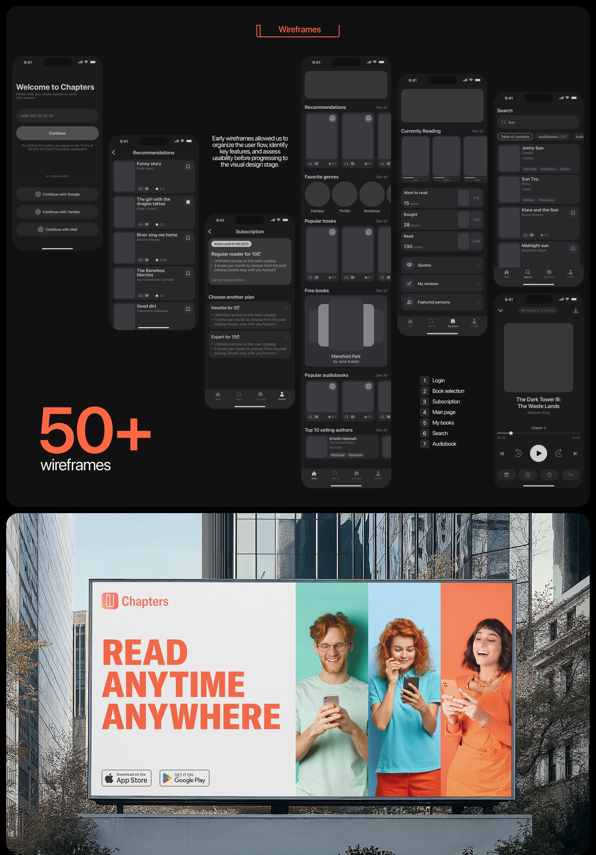 Chapters | Mobile Reading App — Изображение №6 — Интерфейсы на Dprofile