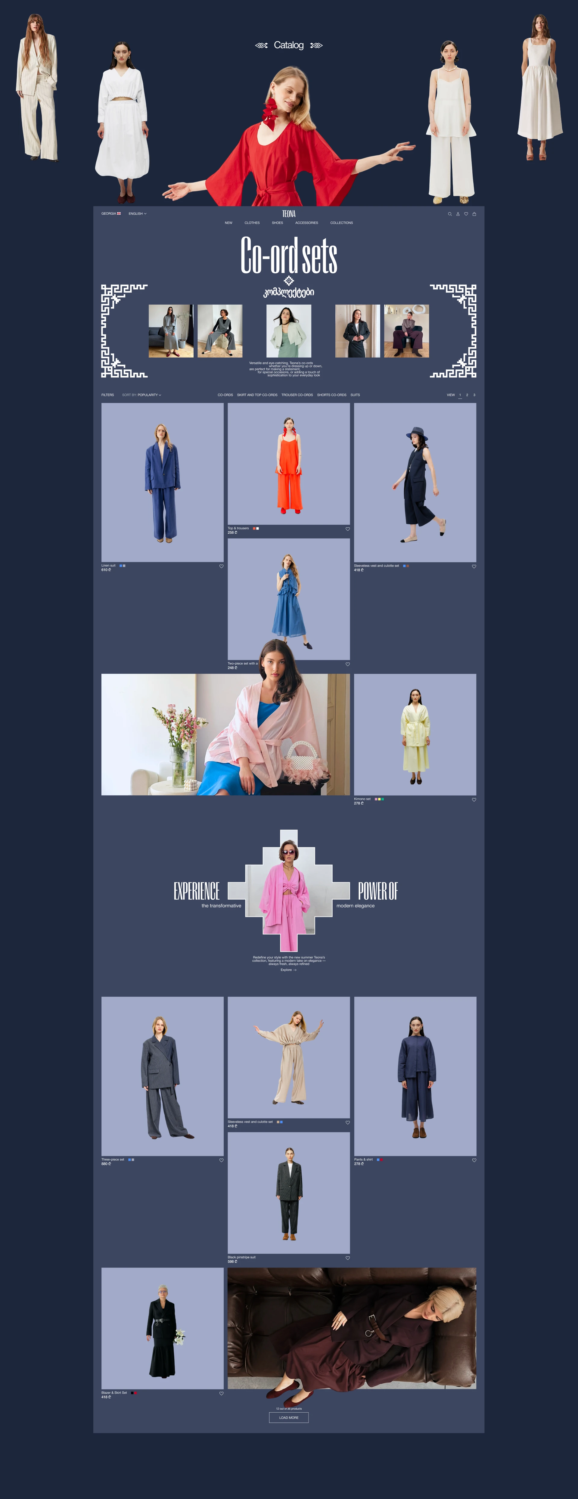 TEONA | E-COMMERCE — Изображение №4 — Интерфейсы на Dprofile