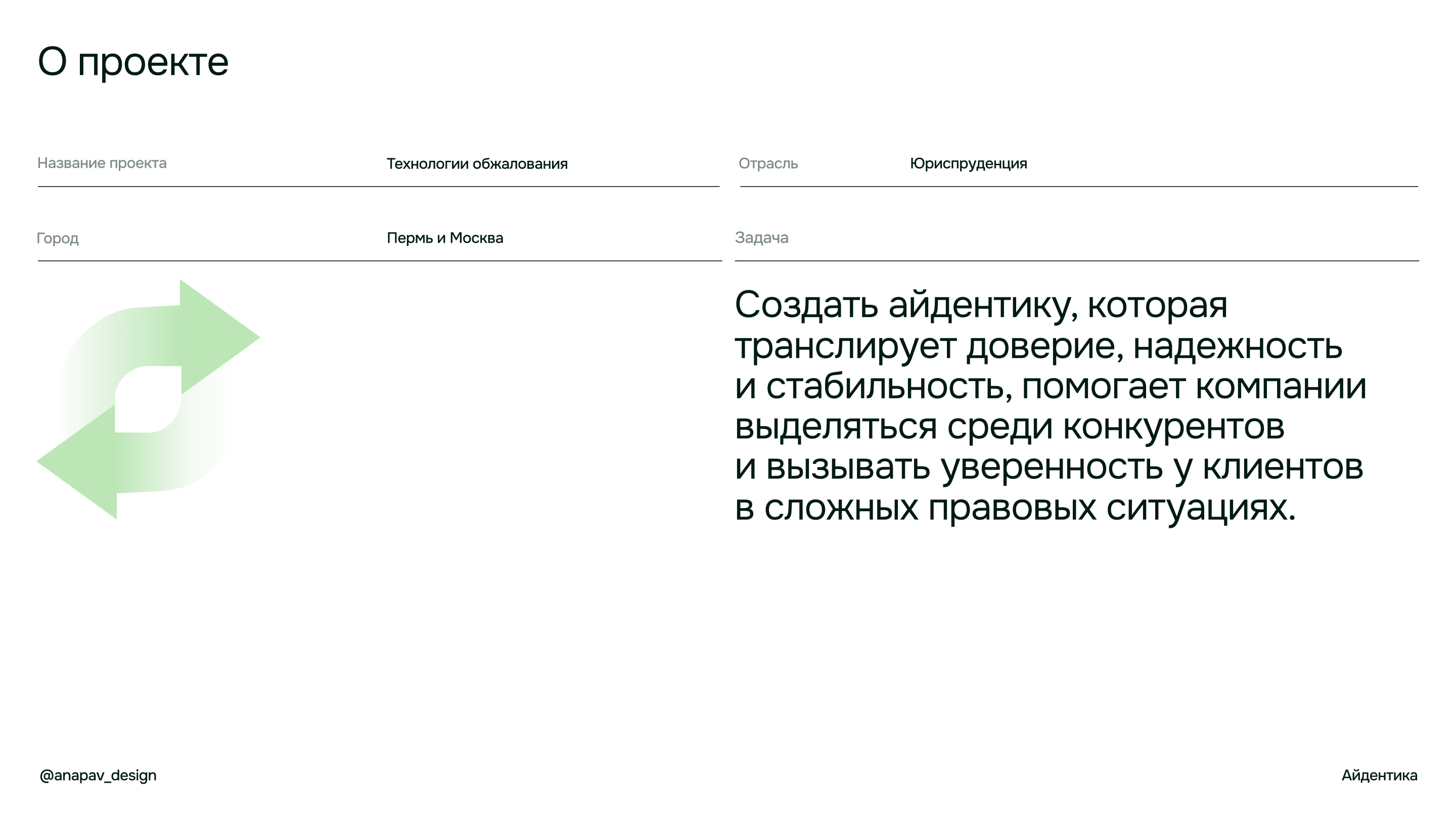 Айдентика для юридической компании — Изображение №2 — Брендинг на Dprofile