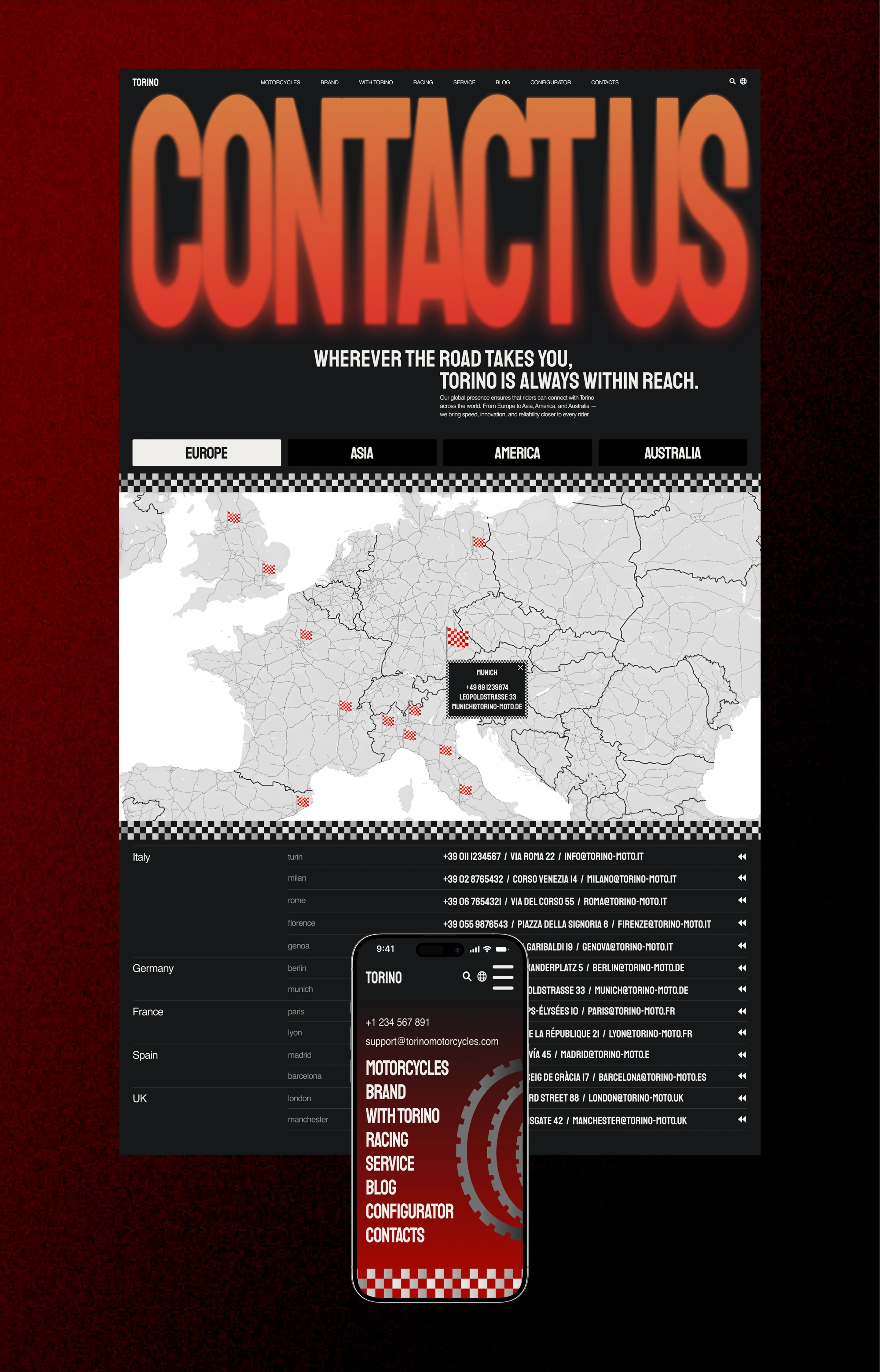 TORINO | Corporate Website — Изображение №12 — Интерфейсы, Брендинг на Dprofile