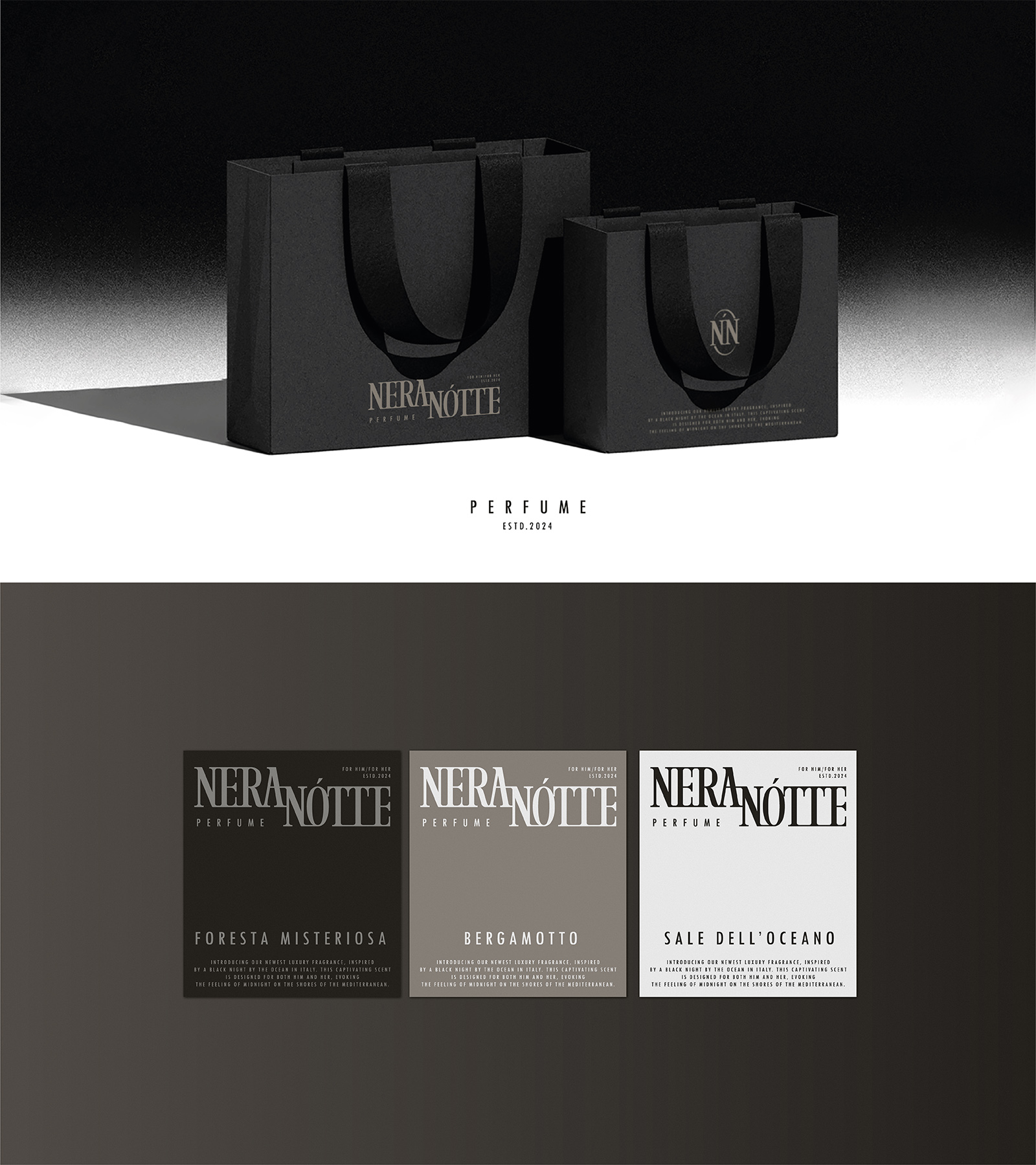 NERA NOTTE | Разработка логотипа для парфюмерного бренда — Изображение №5 — Брендинг на Dprofile