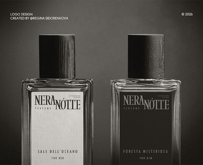 NERA NOTTE | Разработка логотипа для парфюмерного бренда — Брендинг на Dprofile