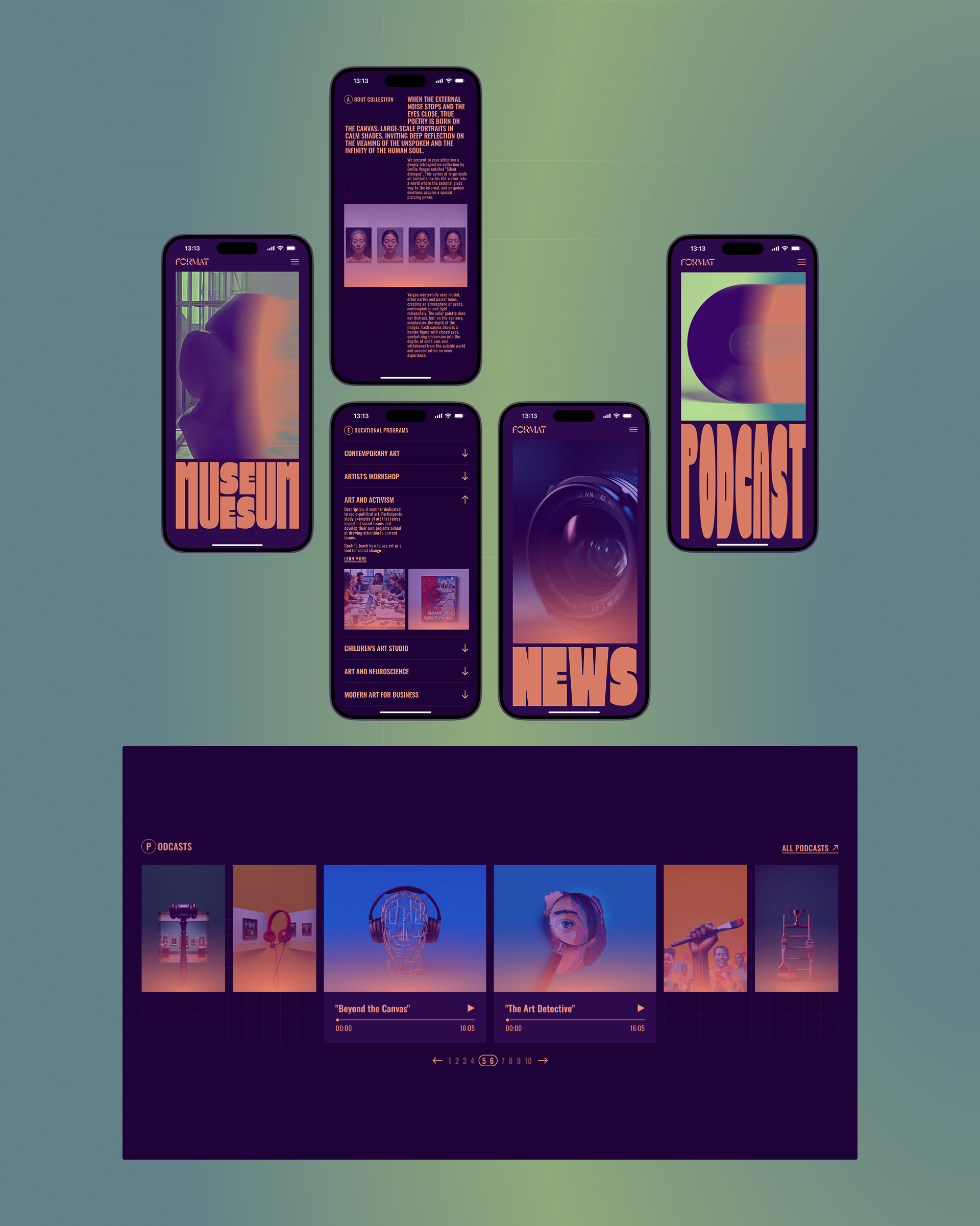 Format - Museum of Modern Art — Изображение №4 — Интерфейсы, Брендинг на Dprofile