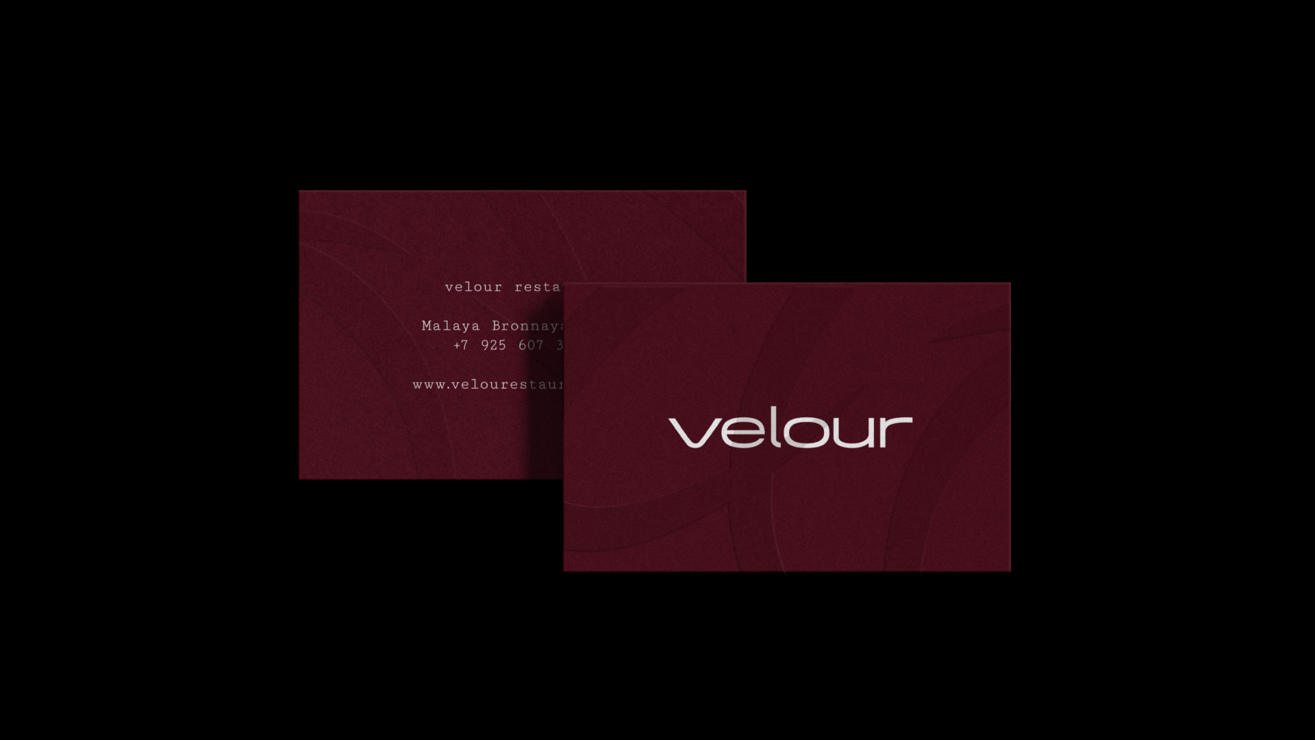 velour ресторан — Изображение №14 — Брендинг на Dprofile