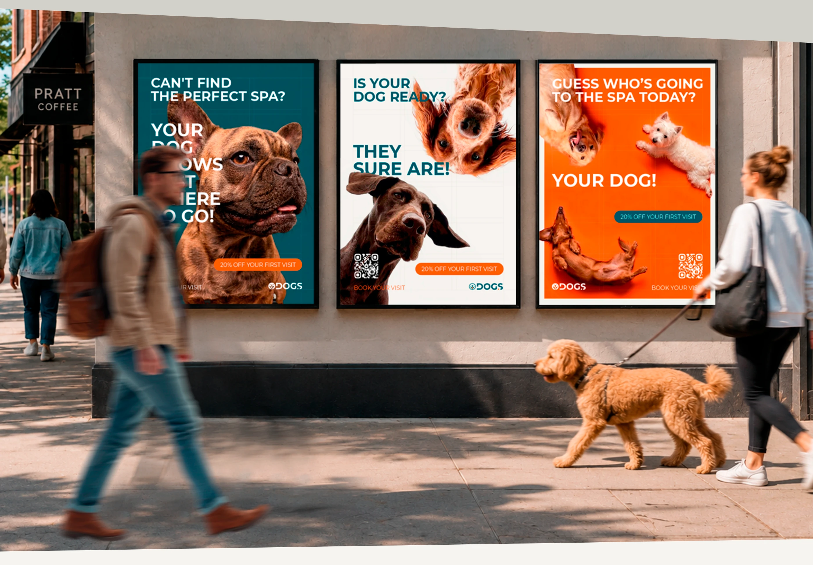 ODogS — айдентика | Dog Grooming Spa Identity — Изображение №7 — Брендинг на Dprofile