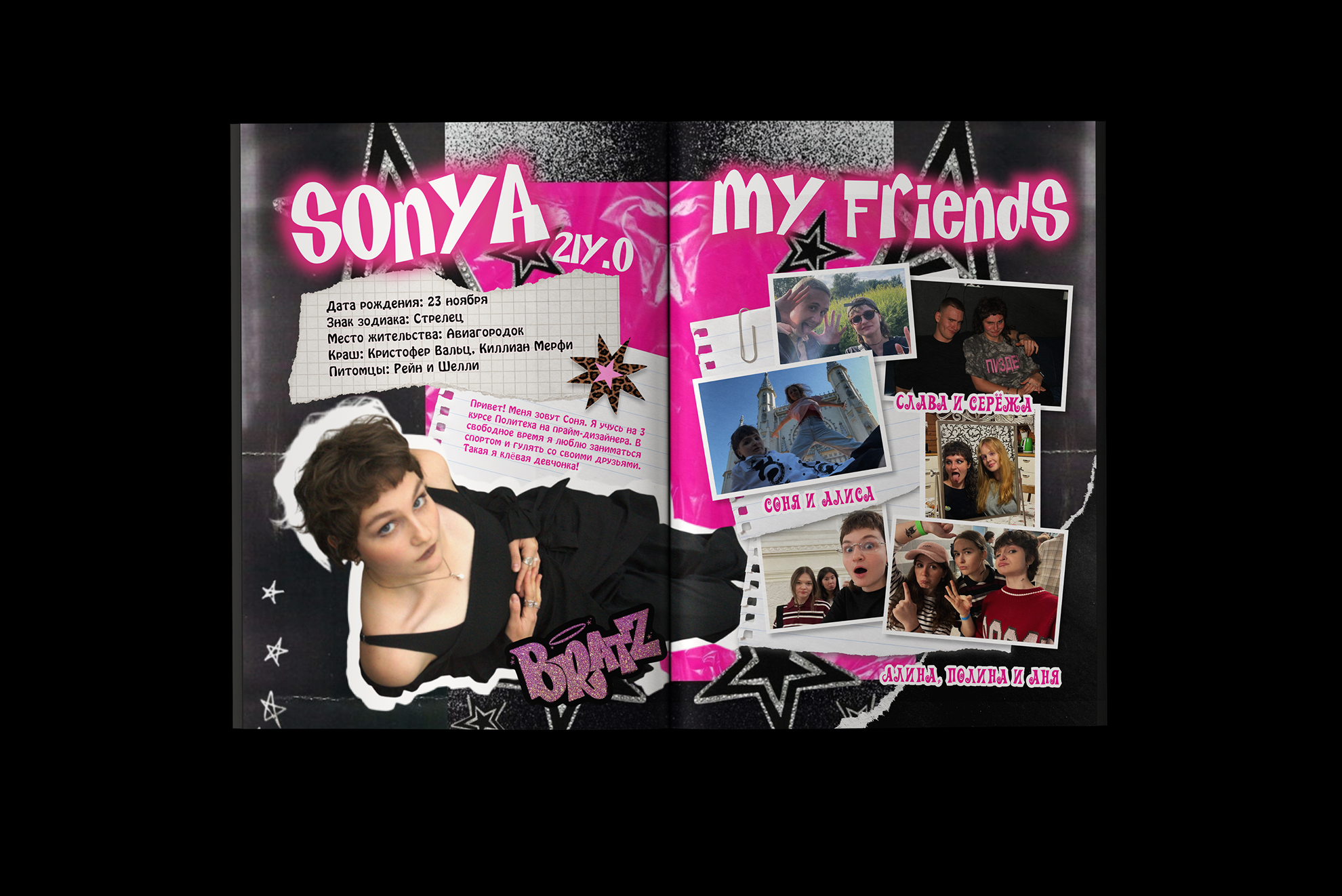 Зин-журнал в стиле 2000х — Изображение №2 — Брендинг, Графика на Dprofile