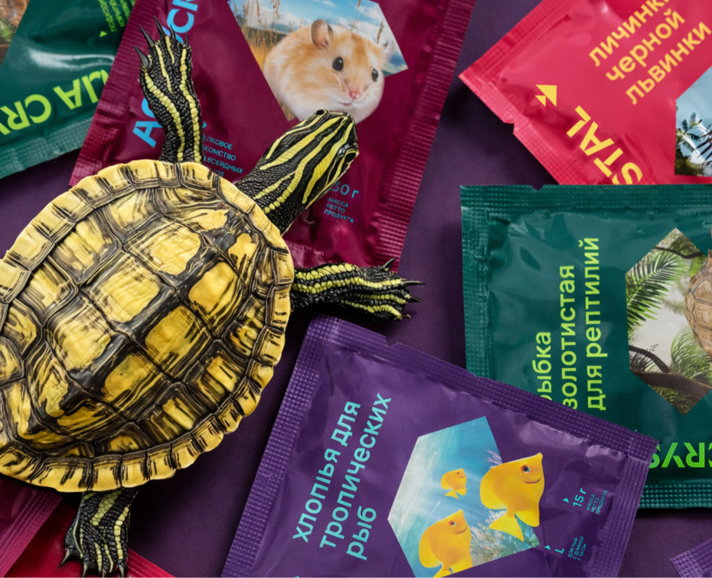 Обновили дизайн бренда кормов для животных Aqua Crystal на Dprofile