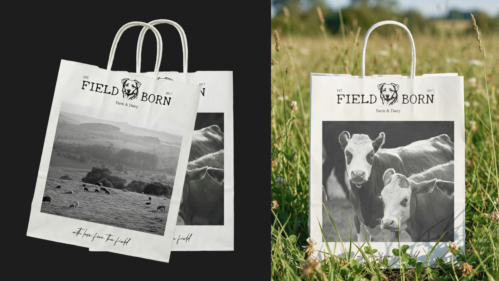FIELDBORN // FARM BRAND IDENTITY — Изображение №9 — Брендинг на Dprofile