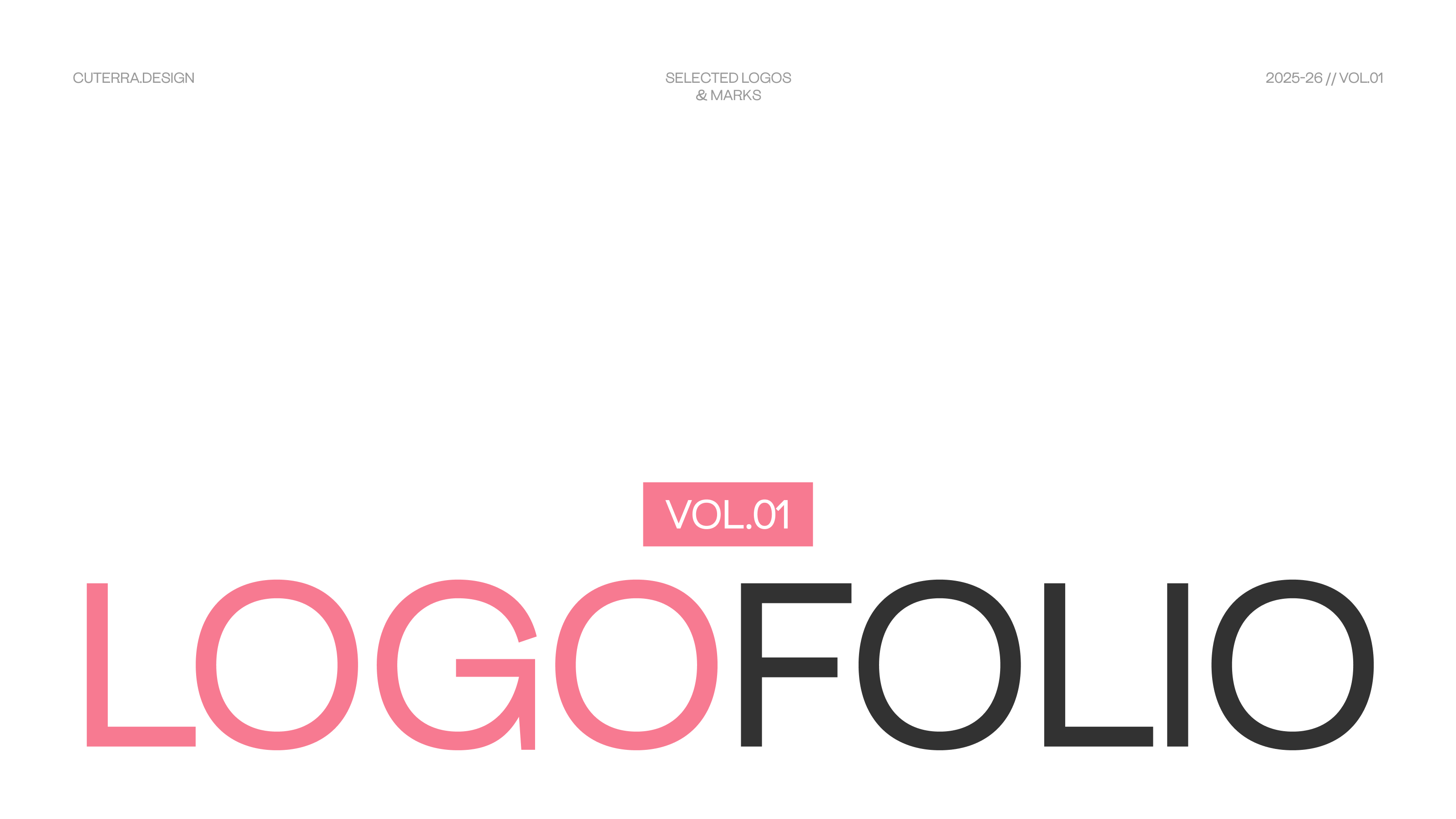 LOGOFOLIO Vol.01 // 2025-26 — Изображение №1 — Брендинг на Dprofile