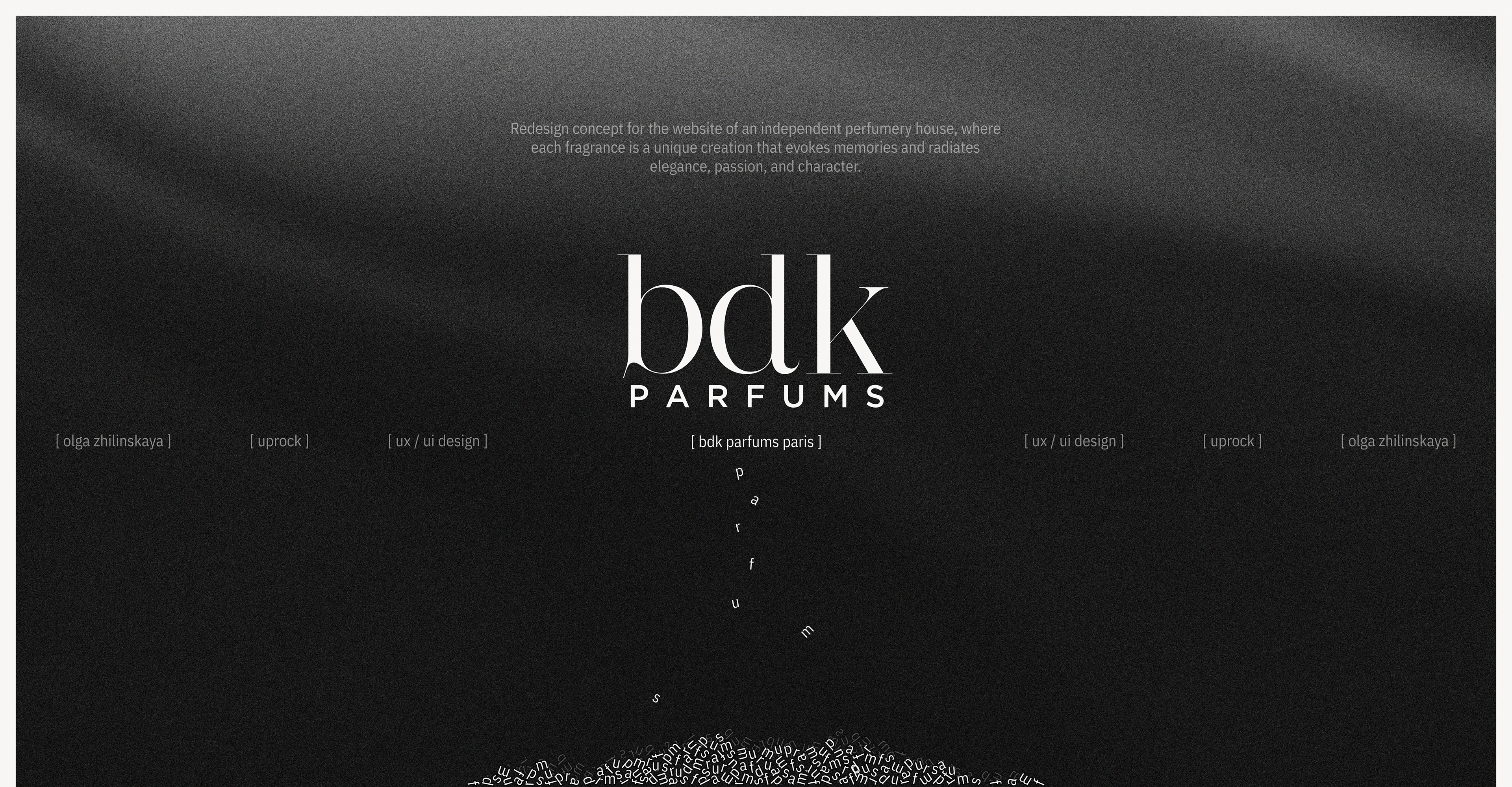 BDK Parfums | E-commerce Redesign concept — Изображение №1 — Интерфейсы, Анимация на Dprofile