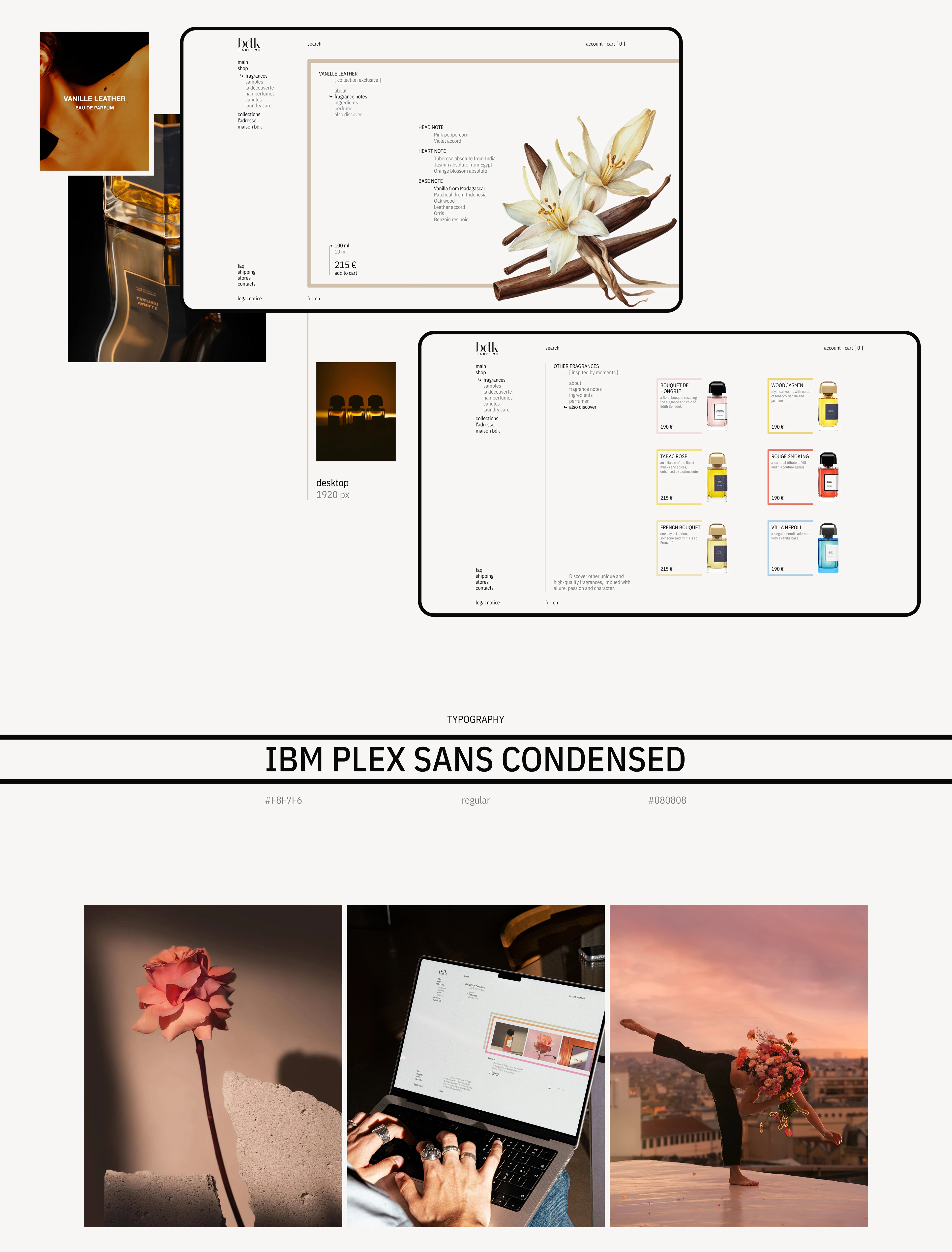 BDK Parfums | E-commerce Redesign concept — Изображение №6 — Интерфейсы, Анимация на Dprofile