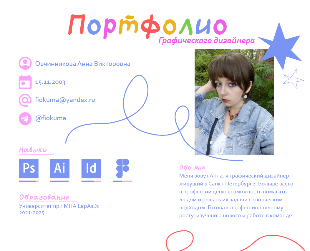 Портфолио графического дизайнера — Брендинг на Dprofile