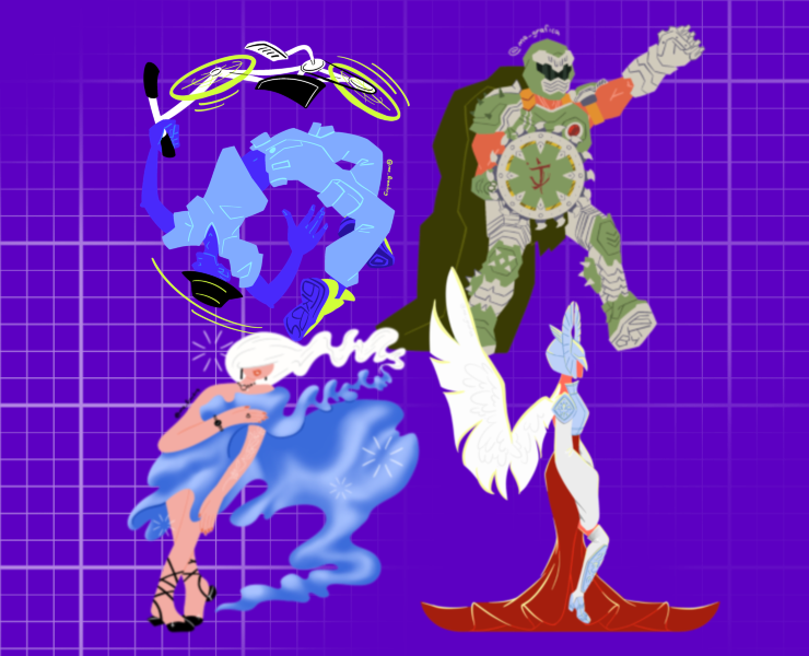 Буквальный челлендж 2025 | БКВЧ | иллюстратор — Иллюстрация на Dprofile