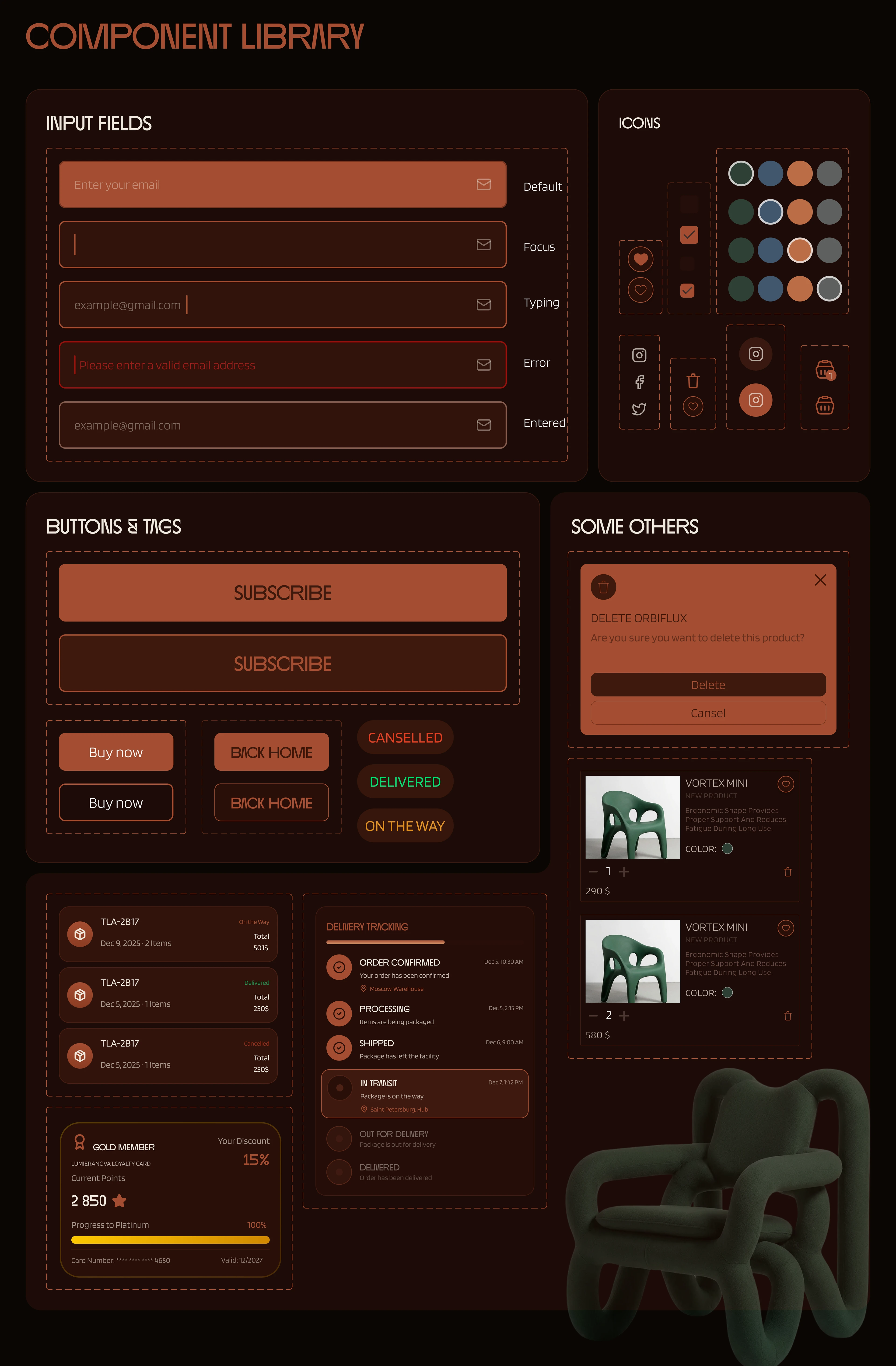 E-COMMERCE/LUMIERANOVA — Изображение №6 — Интерфейсы, Иллюстрация на Dprofile