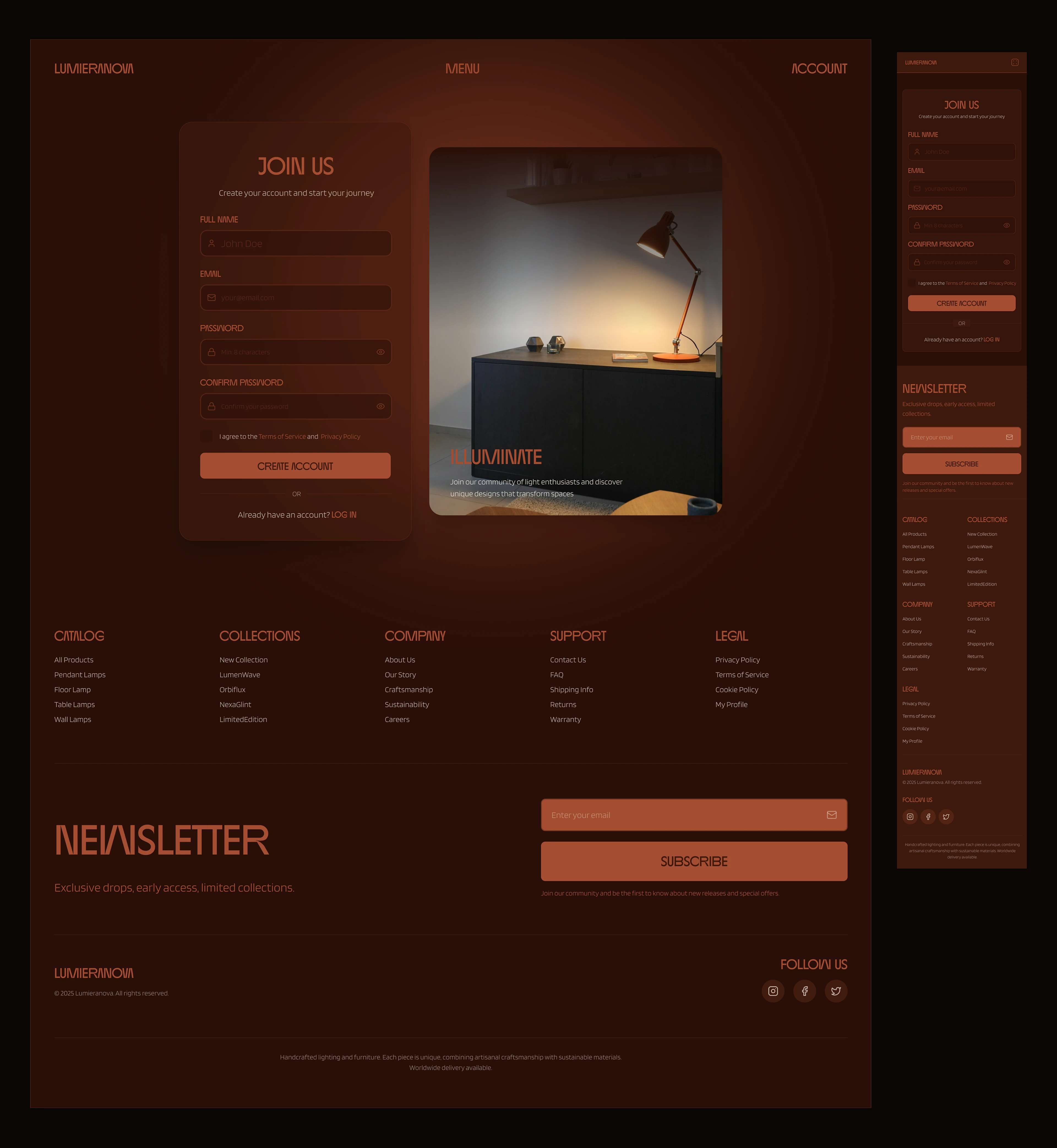 E-COMMERCE/LUMIERANOVA — Изображение №10 — Интерфейсы, Иллюстрация на Dprofile