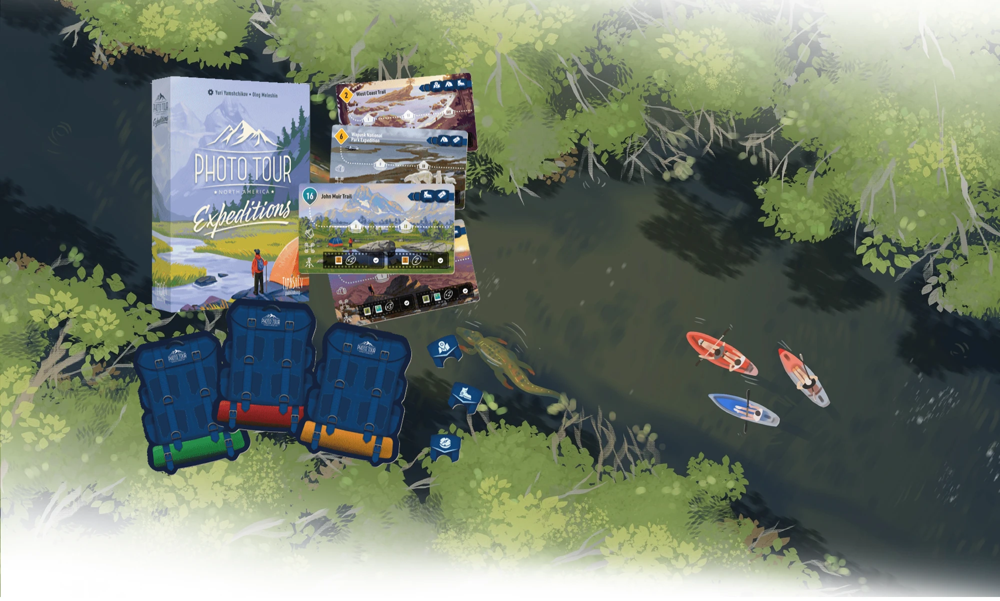 Photo Tour: Expeditions | Иллюстрации для настольной игры — Изображение №8 — Брендинг, Иллюстрация на Dprofile