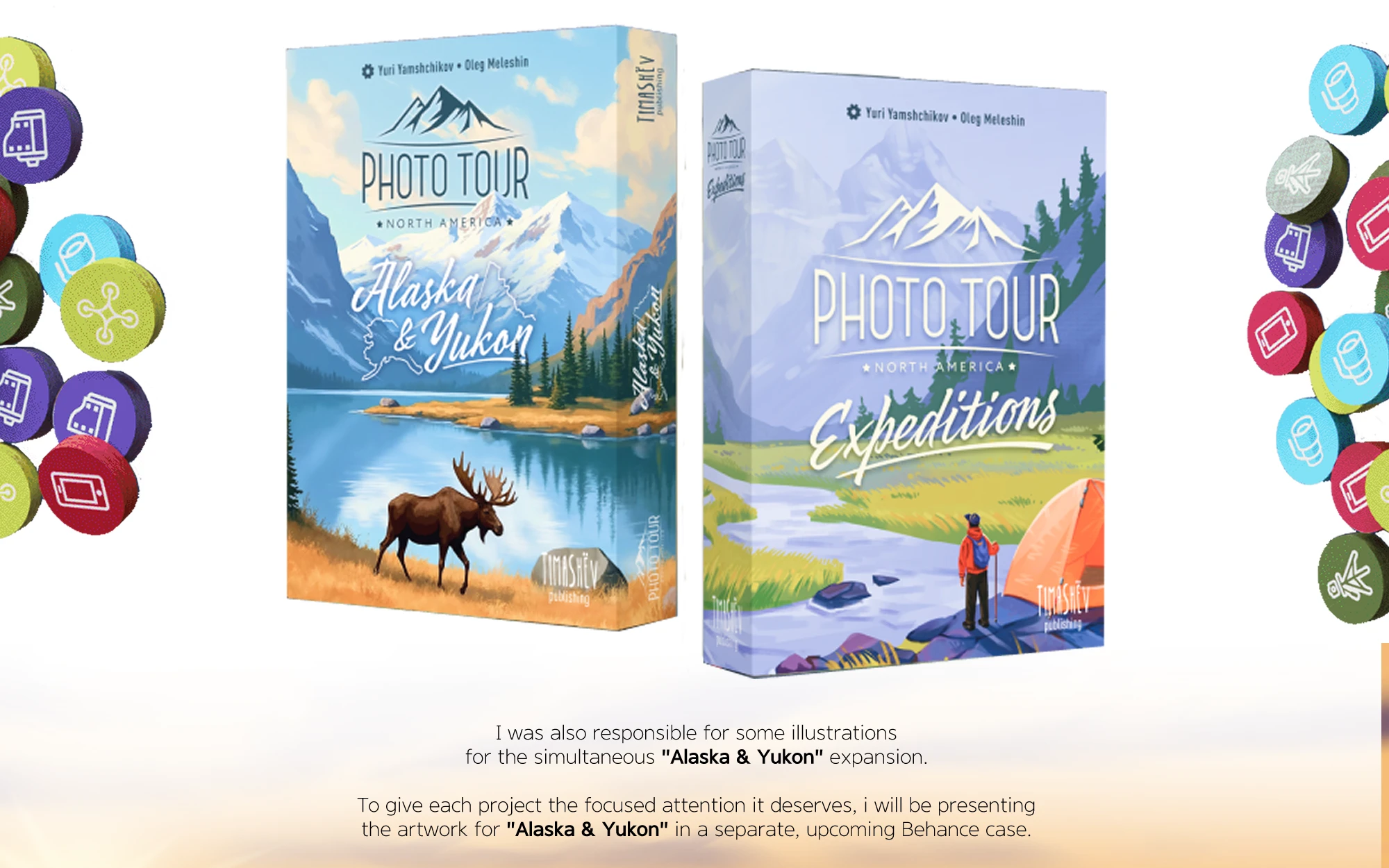 Photo Tour: Expeditions | Иллюстрации для настольной игры — Изображение №12 — Брендинг, Иллюстрация на Dprofile