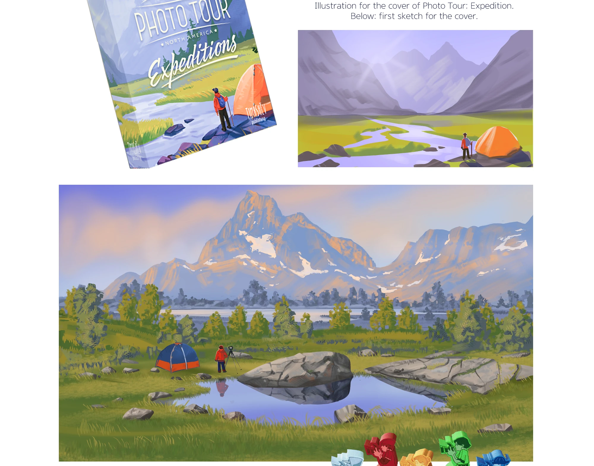 Photo Tour: Expeditions | Иллюстрации для настольной игры — Изображение №5 — Брендинг, Иллюстрация на Dprofile