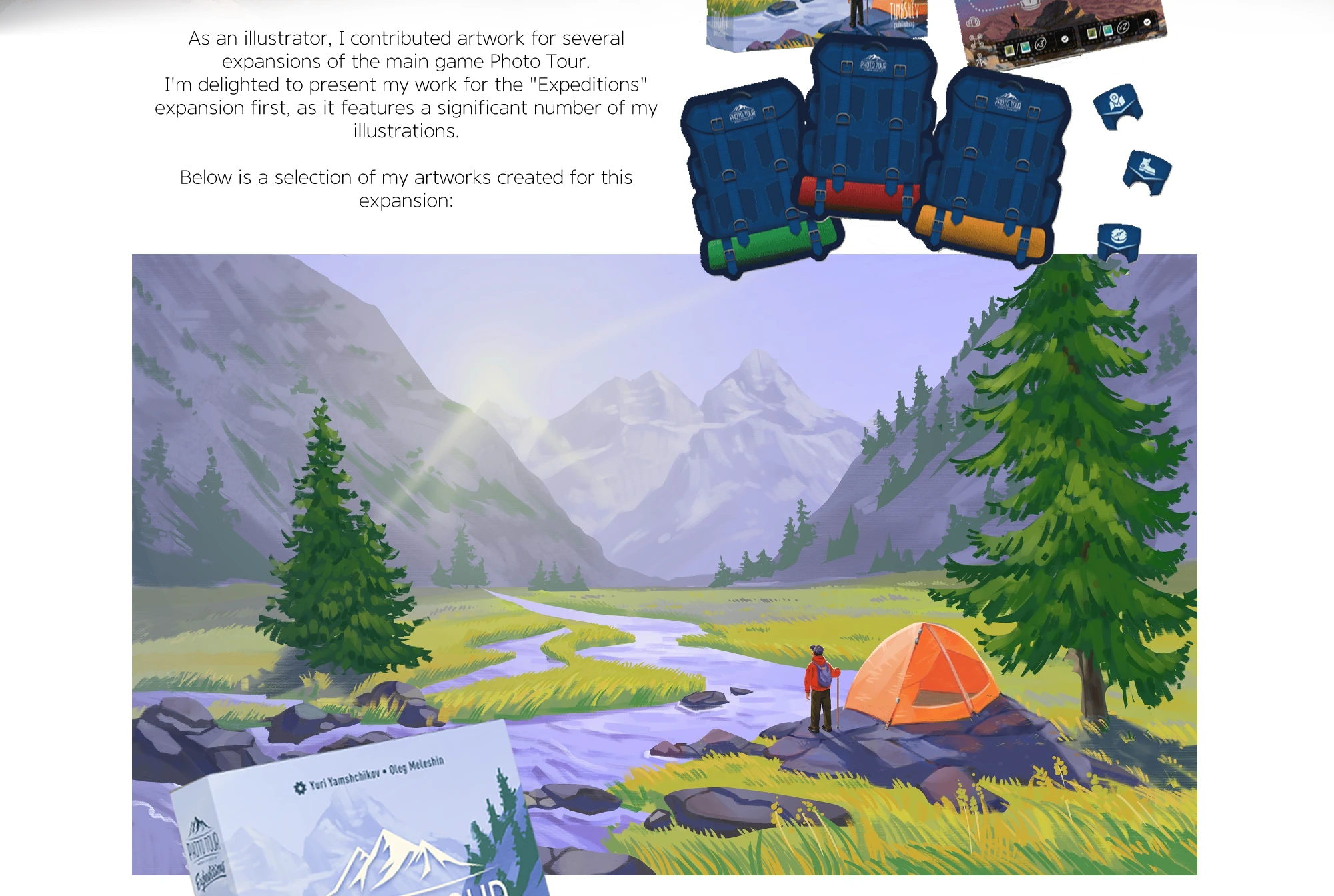 Photo Tour: Expeditions | Иллюстрации для настольной игры — Изображение №4 — Брендинг, Иллюстрация на Dprofile