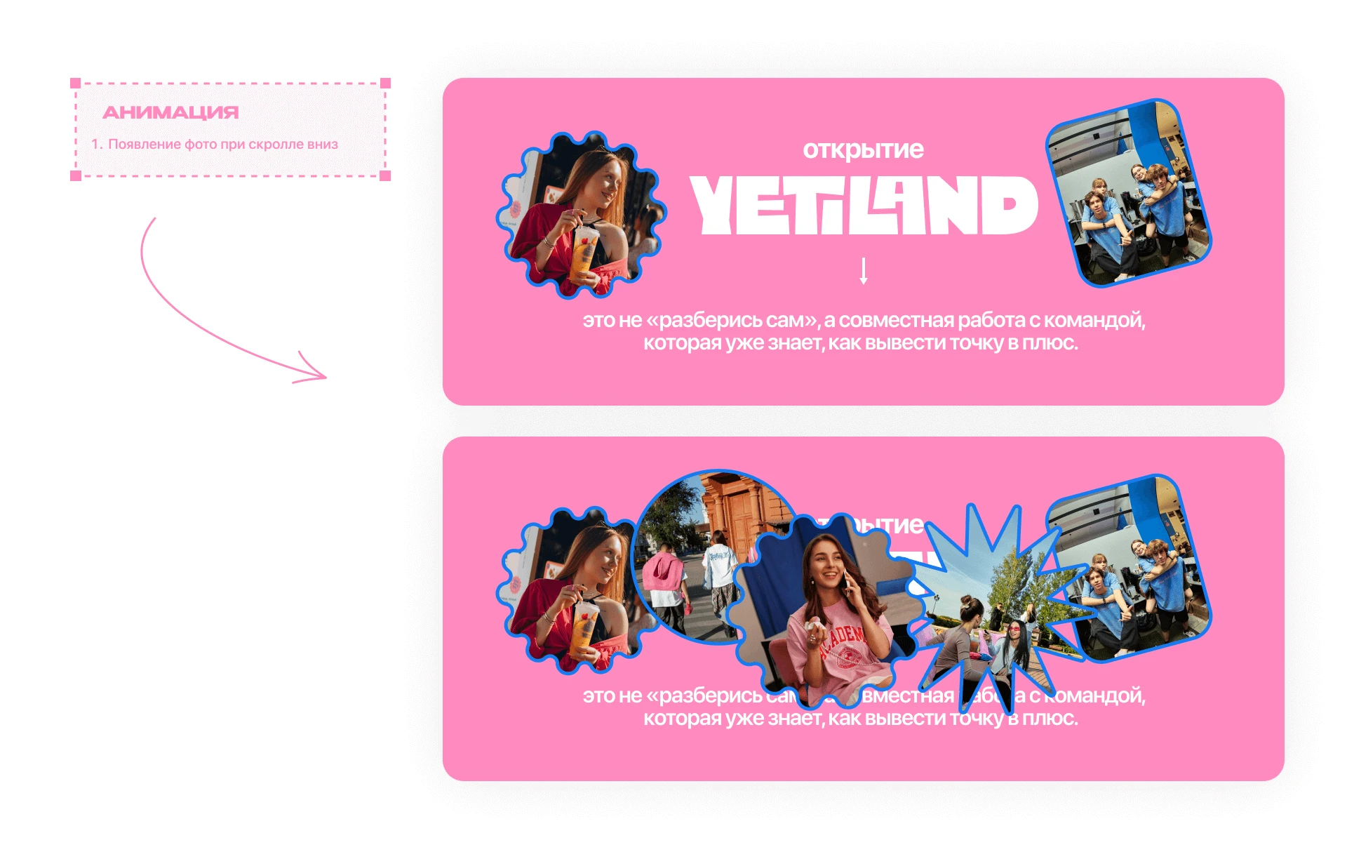 YetiLand — Дизайн сайта Bubble Tea | UX/UI Design — Изображение №12 — Интерфейсы, Анимация на Dprofile