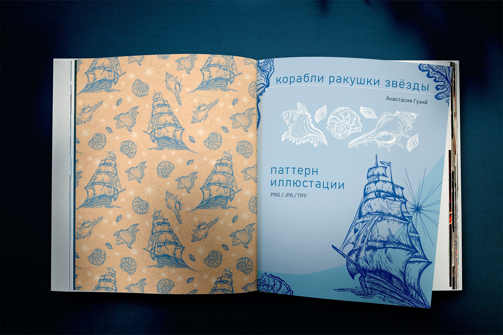 Корабли, ракушки, звёзды — Изображение №1 — Брендинг, Иллюстрация на Dprofile