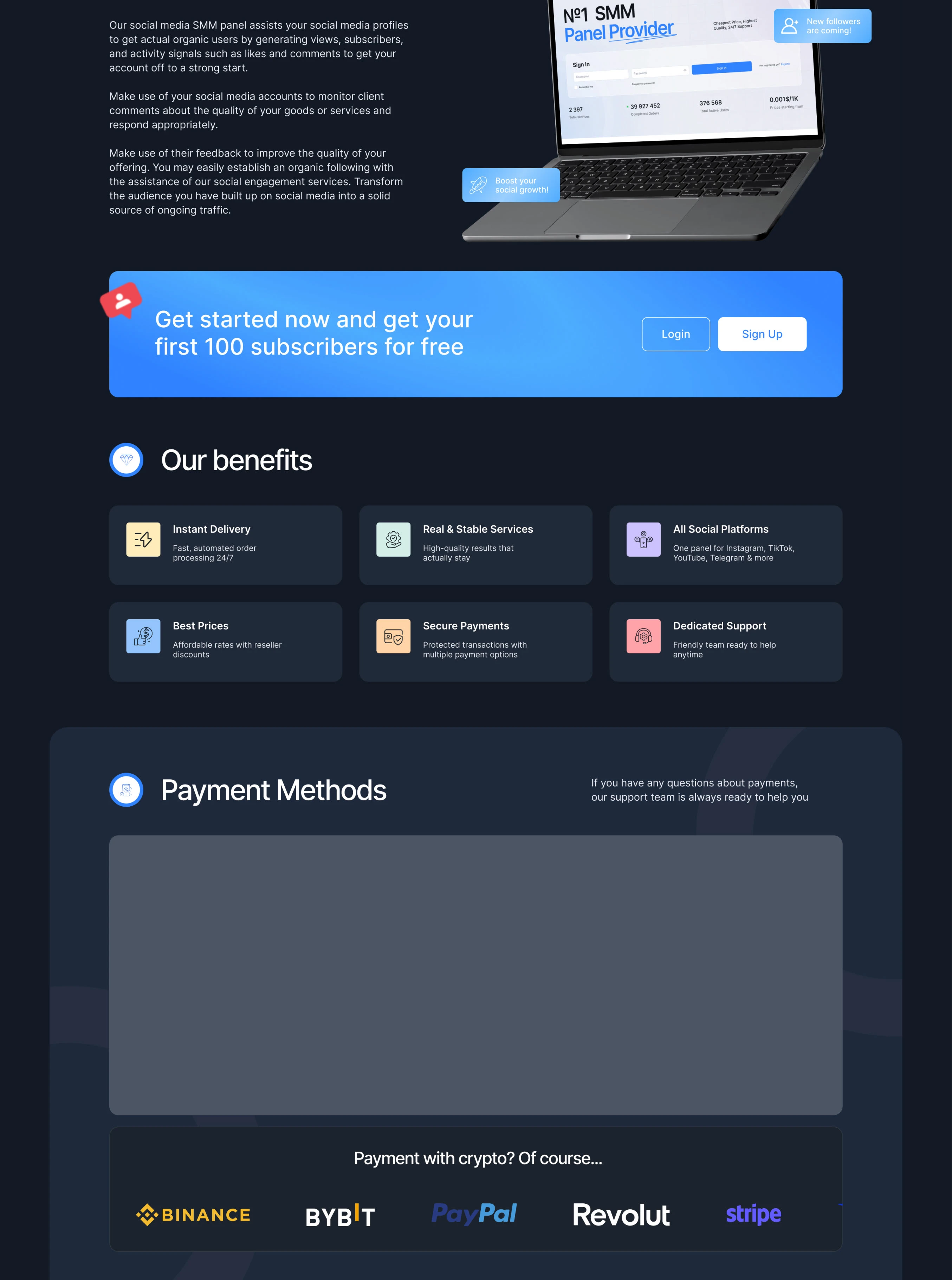 SMM Panel Dashboard — Admin Panel UI/UX Desig — Изображение №4 — Интерфейсы на Dprofile
