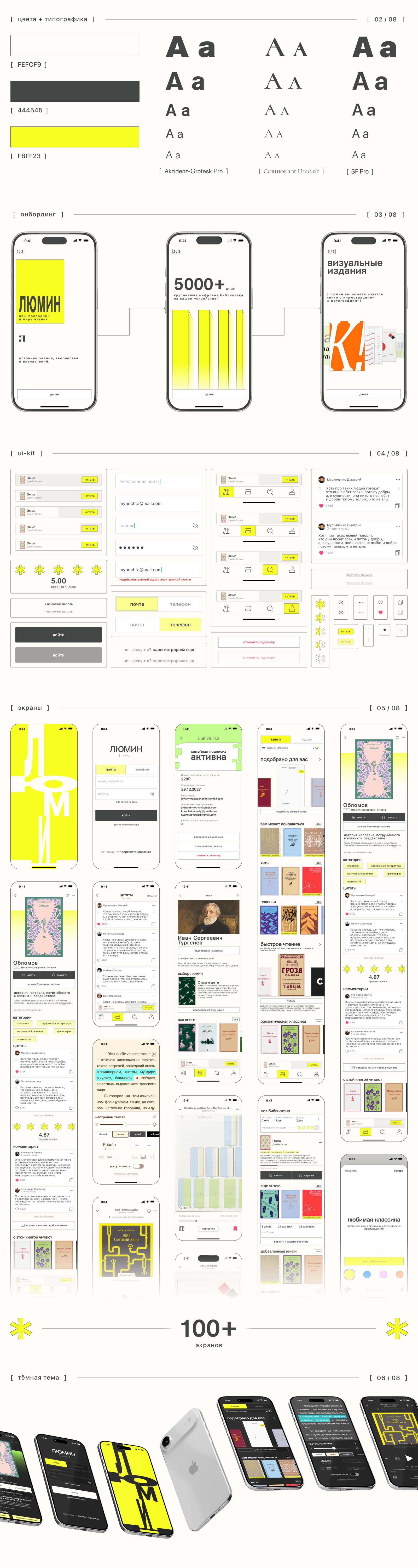 люмин / мобильное приложение для чтения / Ui/Ux — Изображение №2 — Интерфейсы на Dprofile