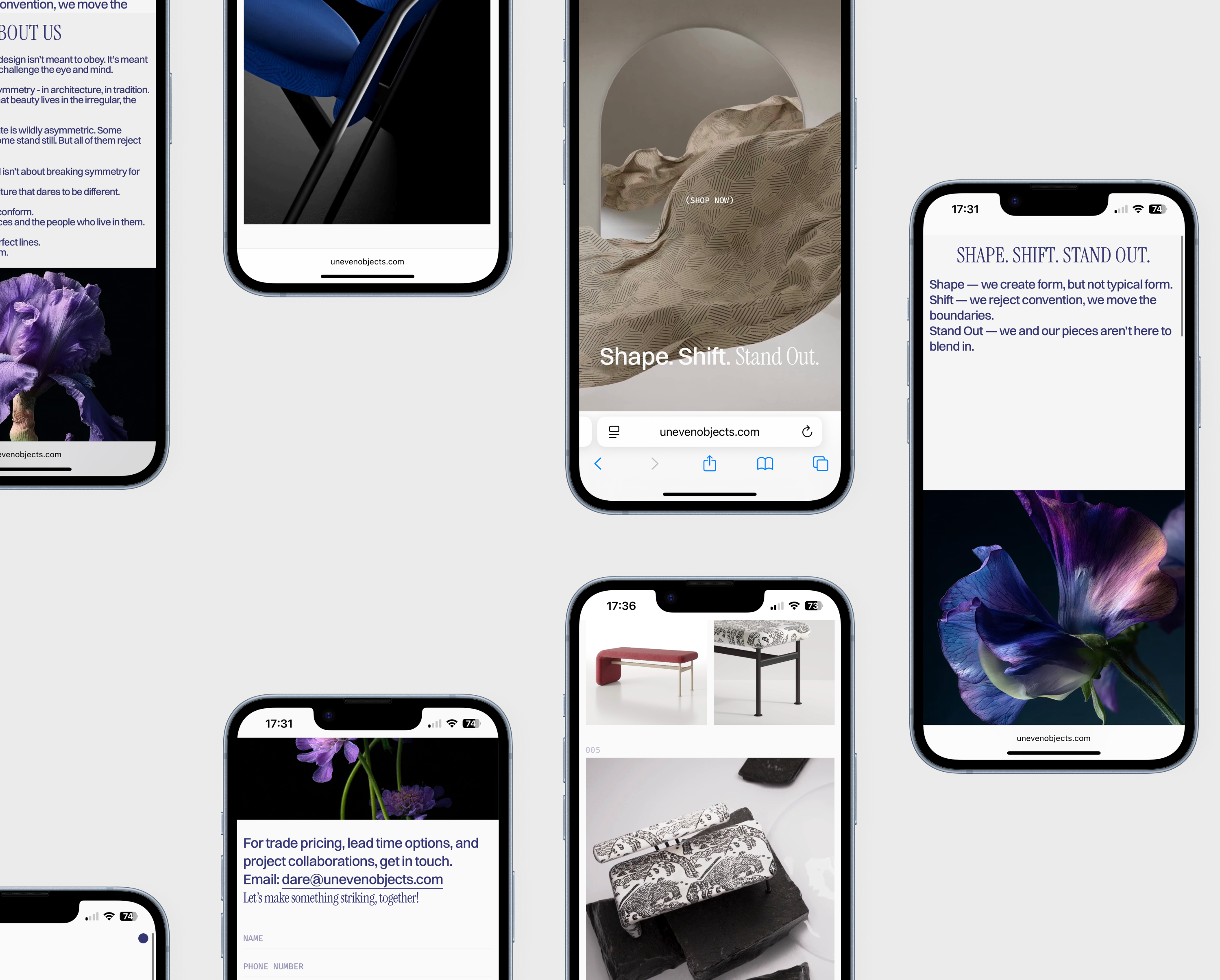 Uneven — Айдентика и разработка сайта — Изображение №5 — Интерфейсы, Брендинг на Dprofile