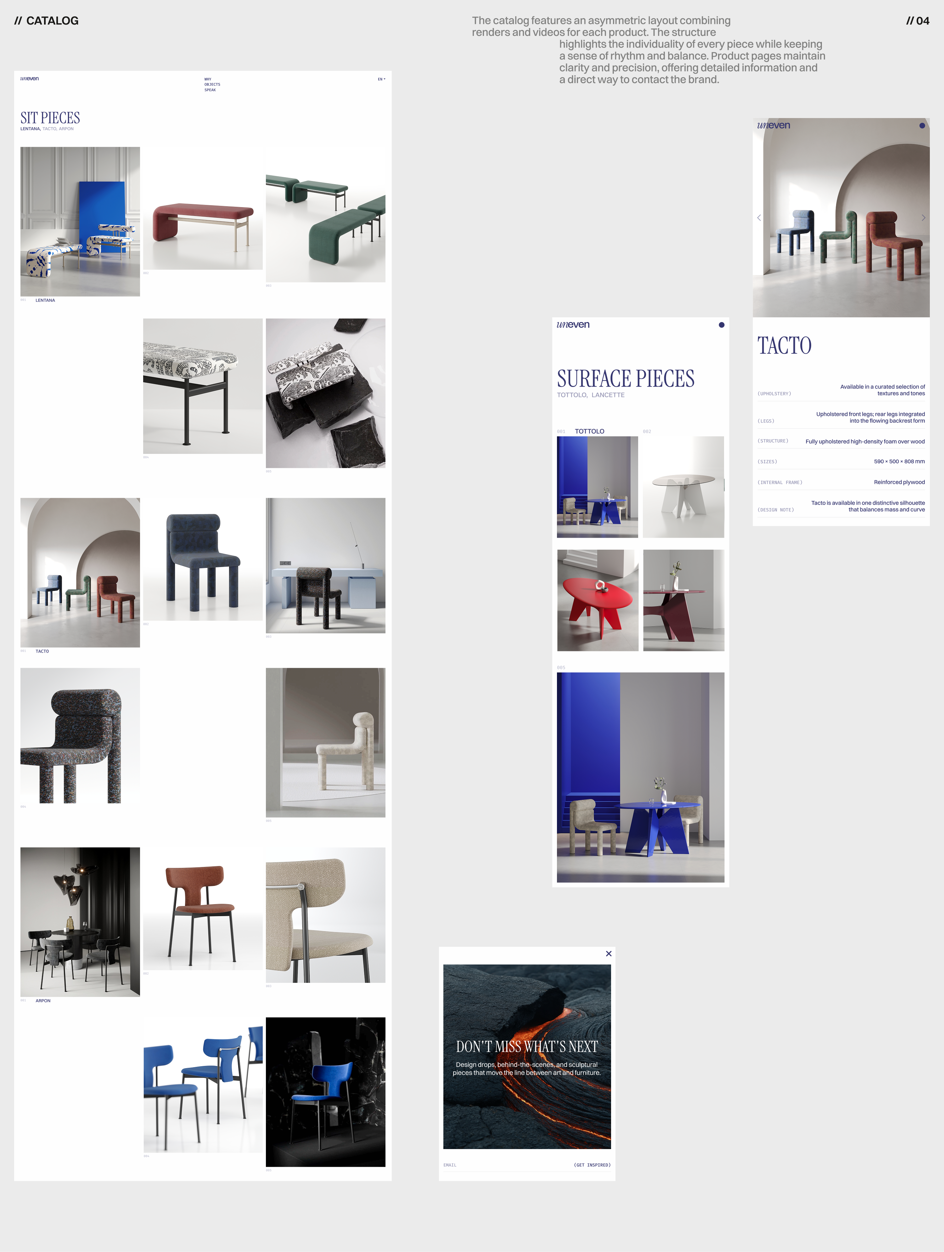 Uneven — Айдентика и разработка сайта — Изображение №4 — Интерфейсы, Брендинг на Dprofile