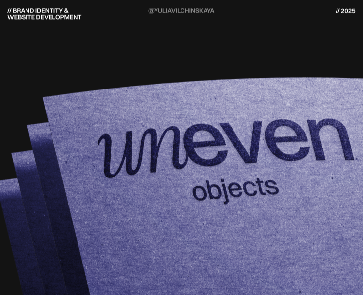 Uneven — Айдентика и разработка сайта на Dprofile