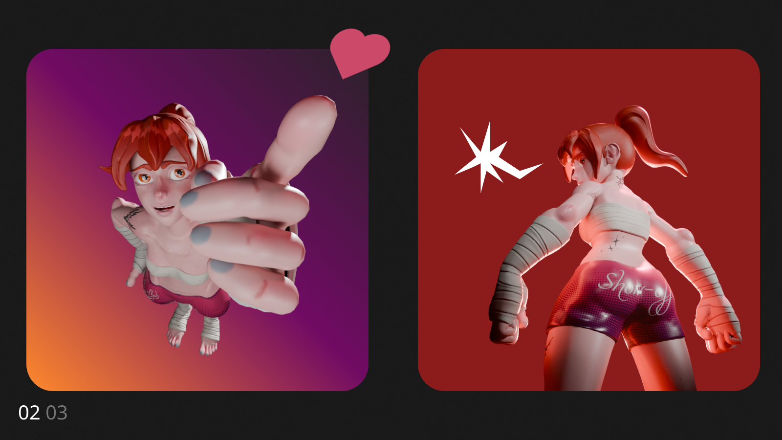 FIGHT! FIGHT! FIGHT! — Изображение №2 — Иллюстрация, 3D на Dprofile