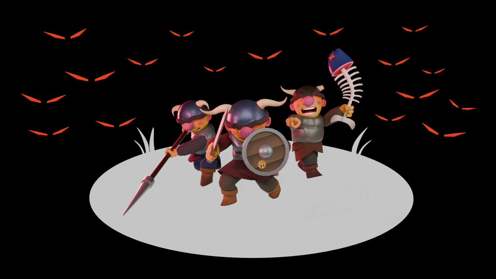 VIKINGS — Изображение №2 — Иллюстрация, 3D на Dprofile