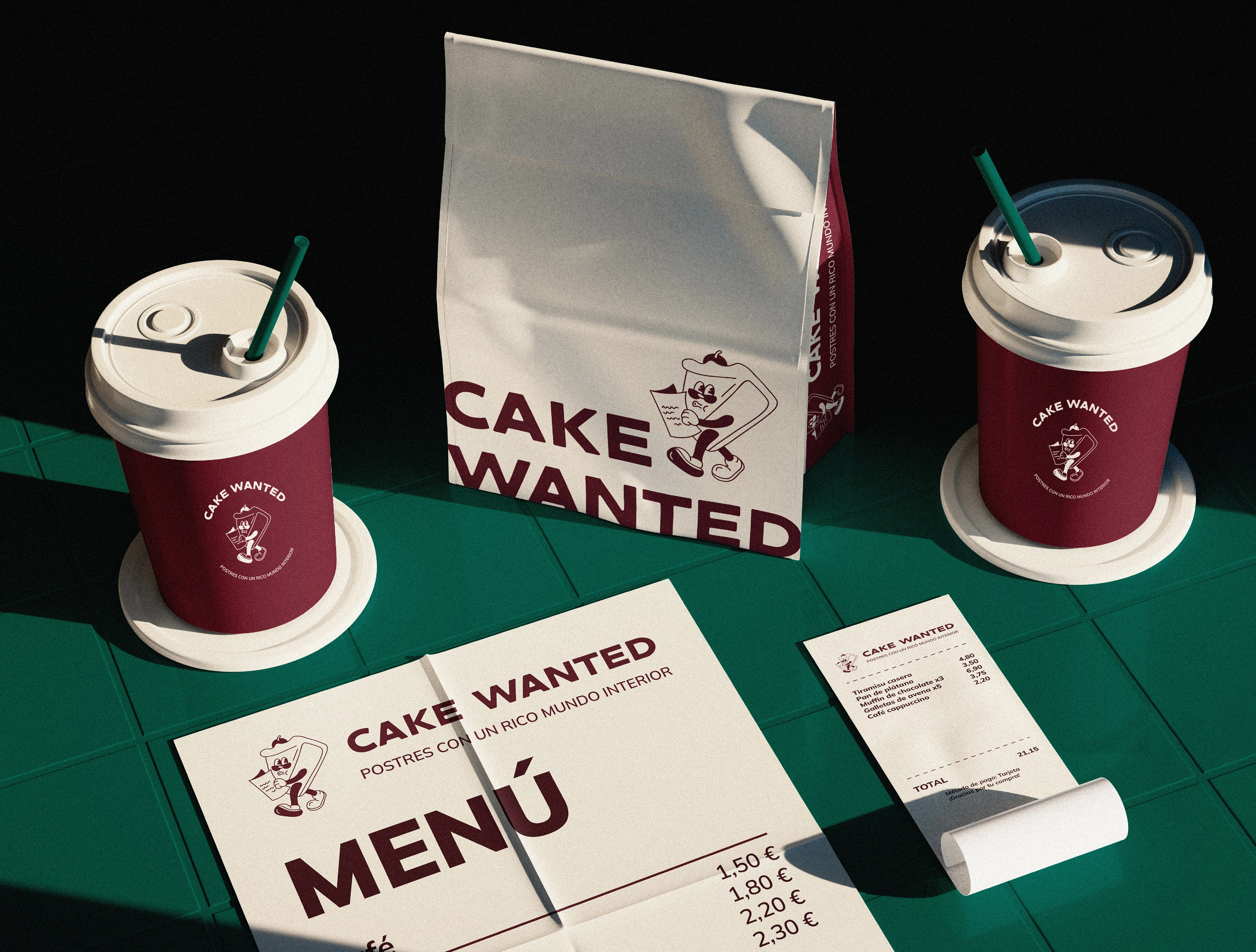 Кондитерская /логотип и фирменный стиль — Изображение №8 — Брендинг на Dprofile