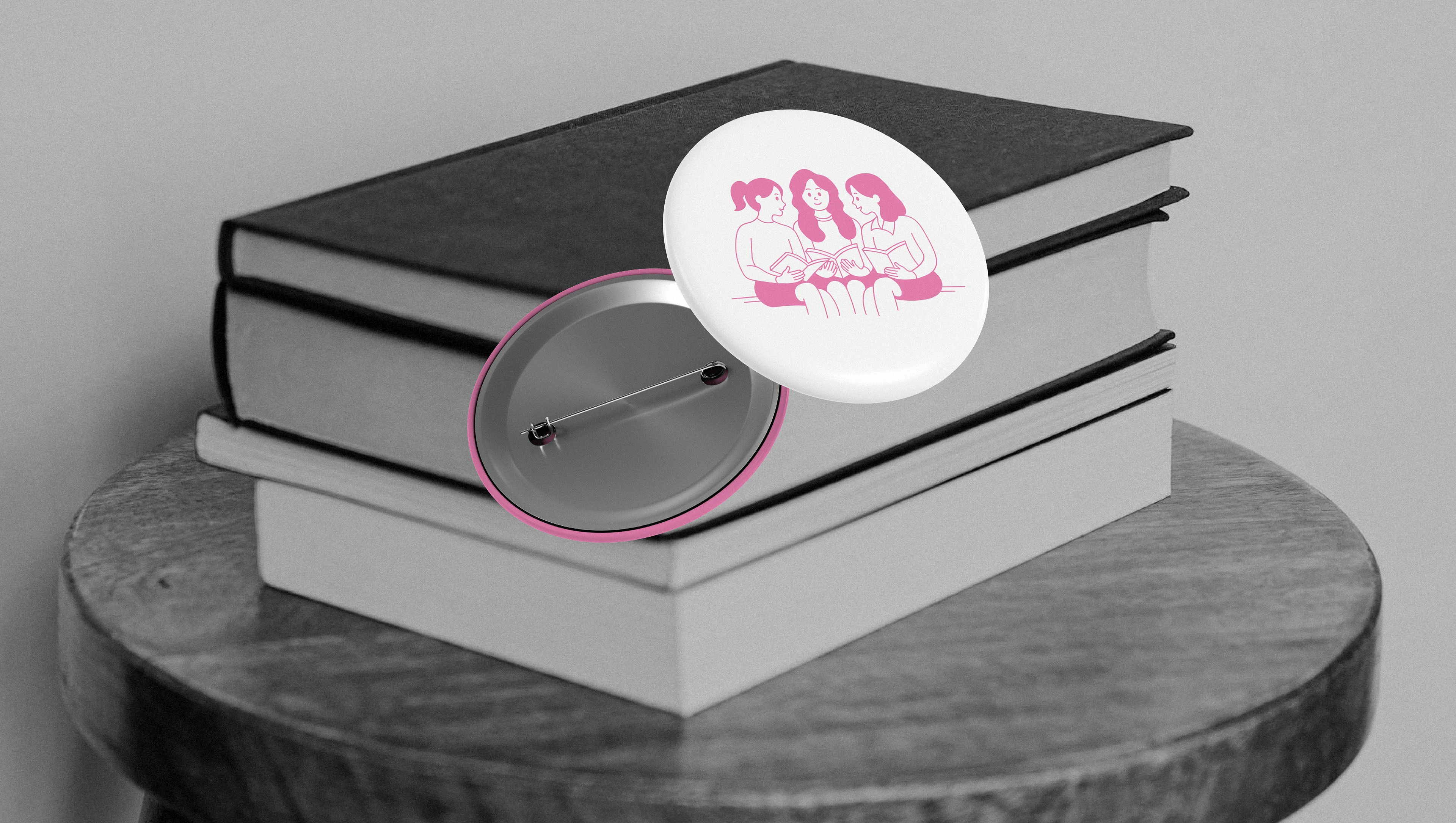 Книжный клуб/ логотип и фирменный стиль — Изображение №7 — Брендинг на Dprofile