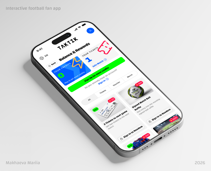 TakTik // Mobile App — Интерфейсы на Dprofile