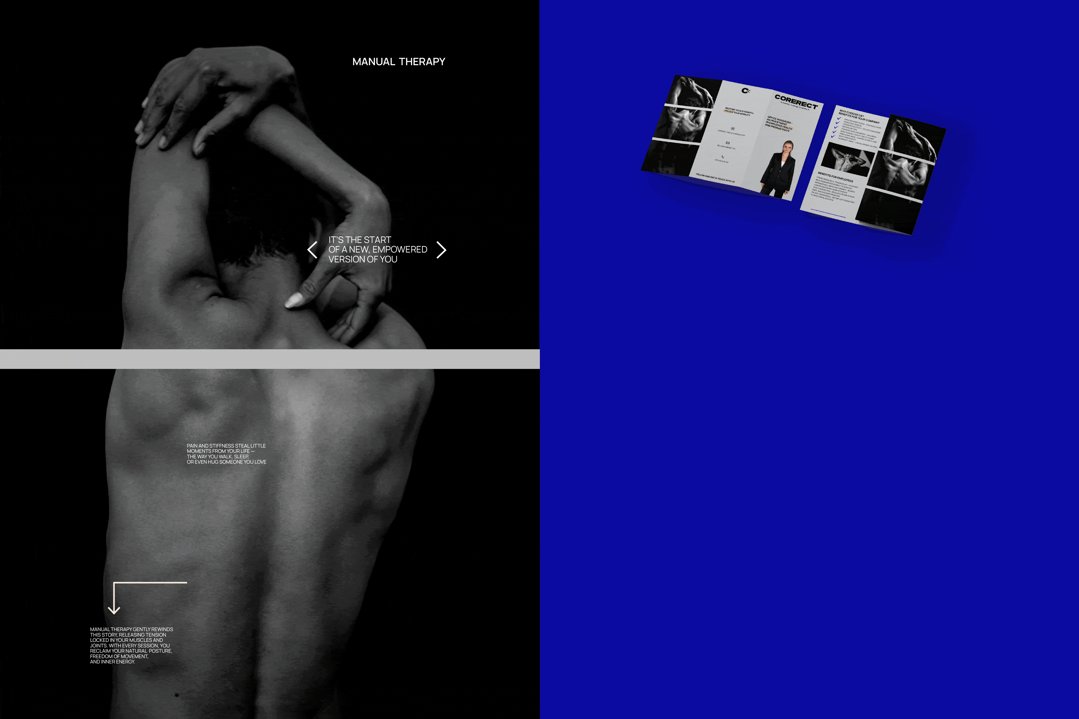 CORERECT - АЙДЕНТИКА ДЛЯ КЛИНИКИ МАНУАЛЬНОЙ ТЕРАПИИ — Изображение №10 — Брендинг на Dprofile