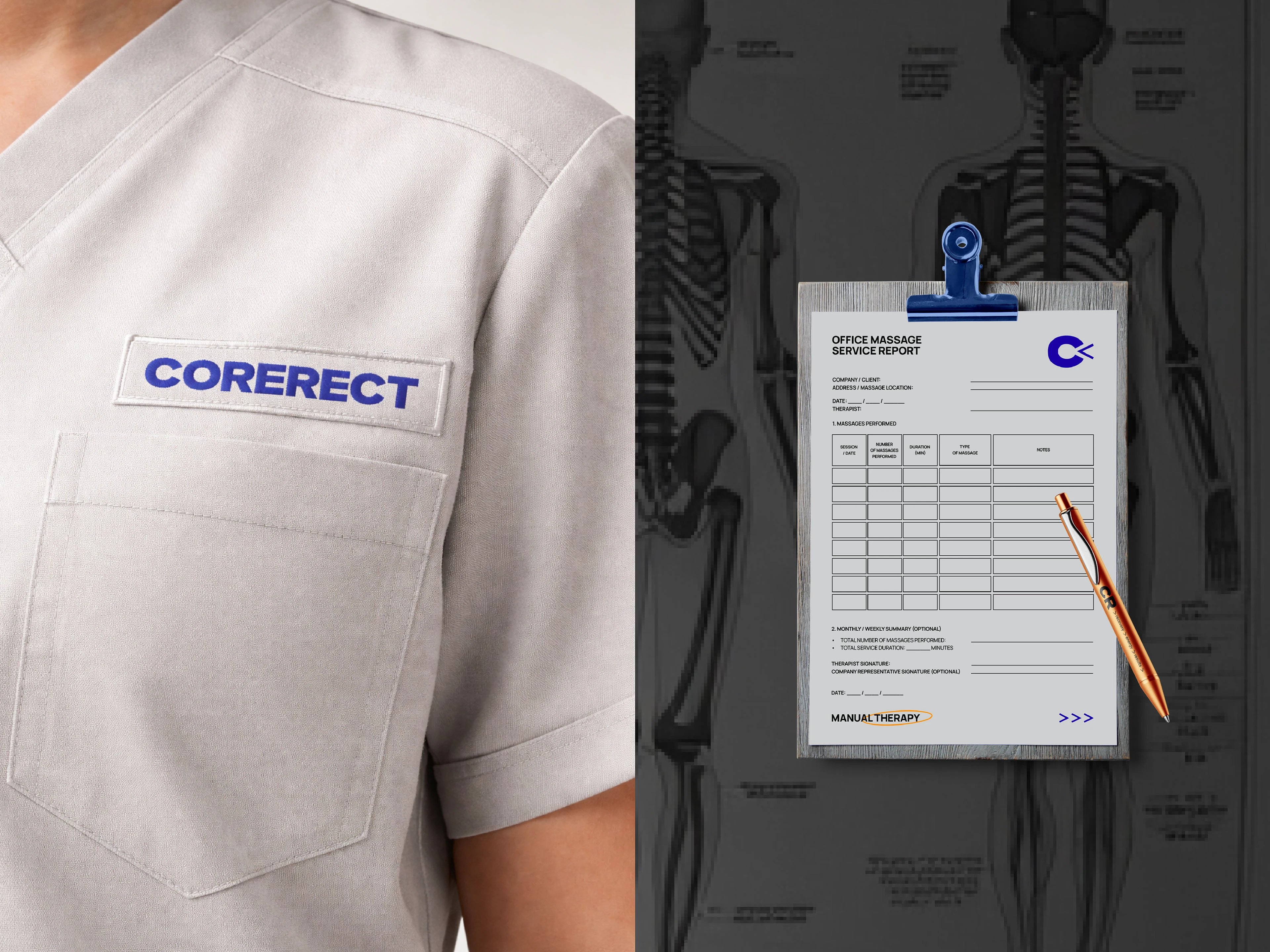 CORERECT - АЙДЕНТИКА ДЛЯ КЛИНИКИ МАНУАЛЬНОЙ ТЕРАПИИ — Изображение №15 — Брендинг на Dprofile