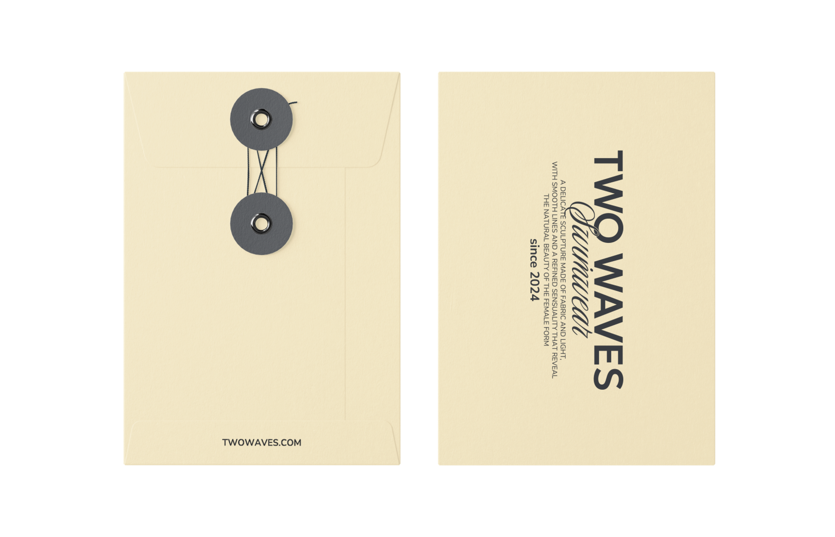 "TWO WAVES" Фирменный стиль для бренда купальников — Изображение №5 — Брендинг на Dprofile